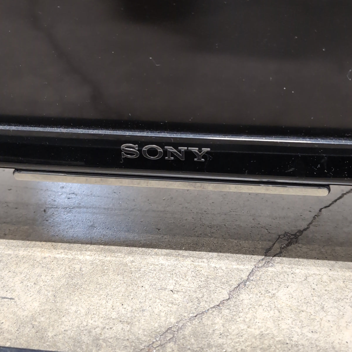 Sony-Black Sony Flat Screen TV with Stand