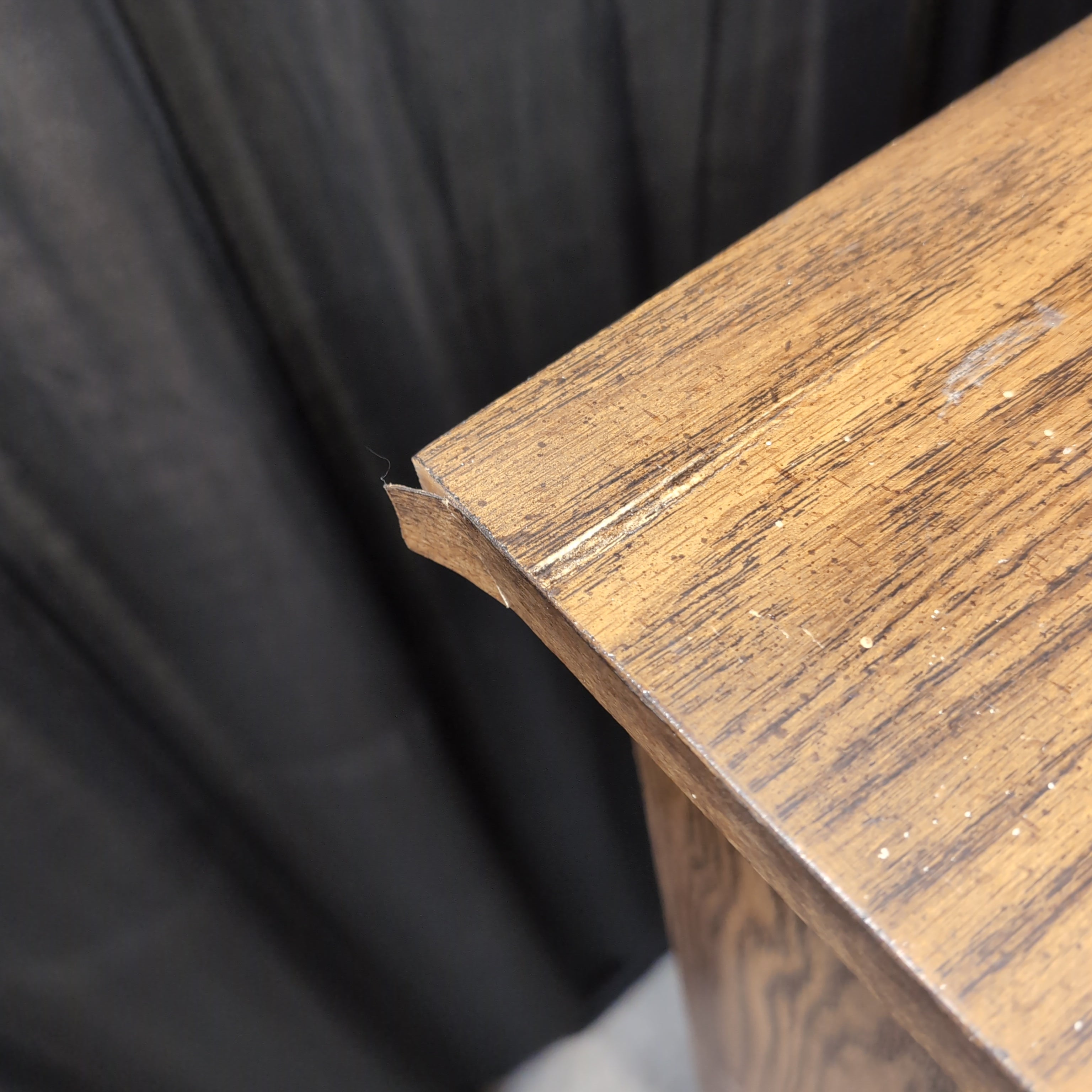 Traditional Brown Wood Five-Drawer Dresser