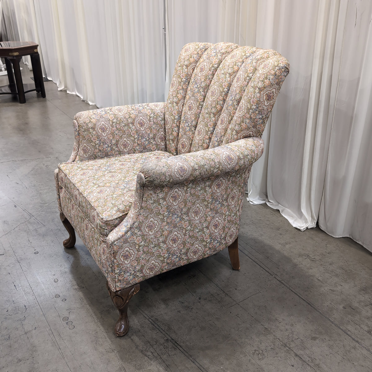 Joe Ruggiero Collection Floral Upholstered Armchair
