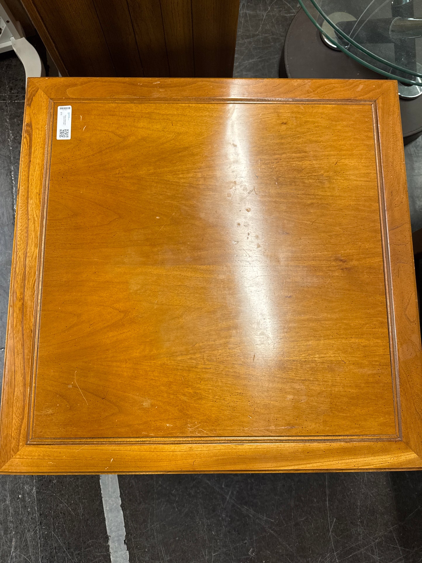 Drexel Vintage Wood Cabinet End Table