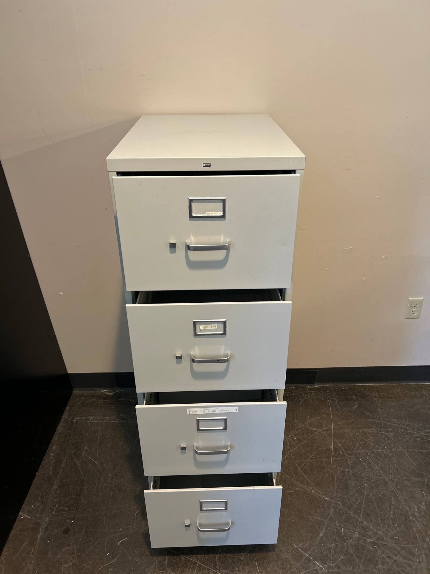 Metal Four-Drawer Filing Cabinet