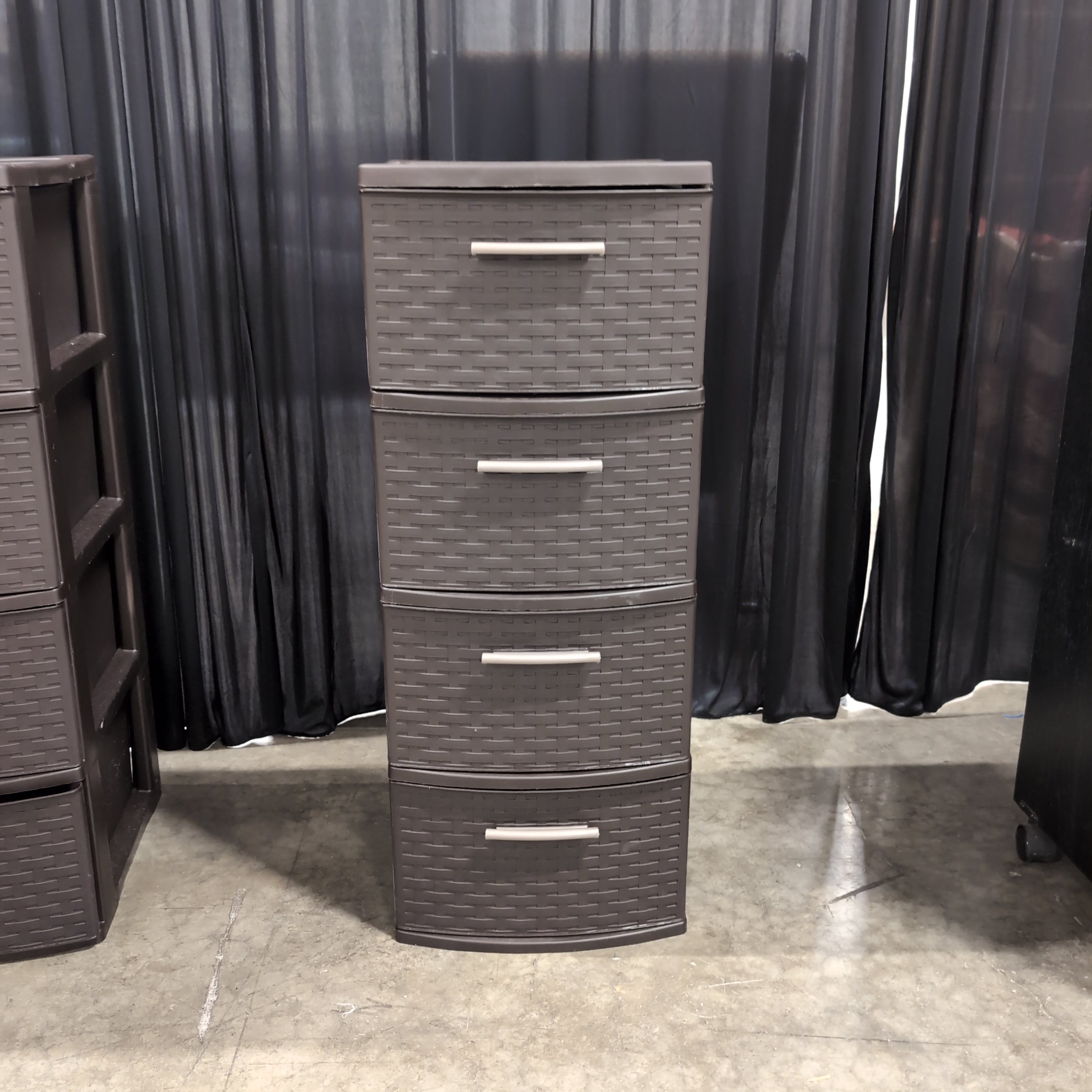 Sterilite Brown Woven Plastic Storage Drawers
