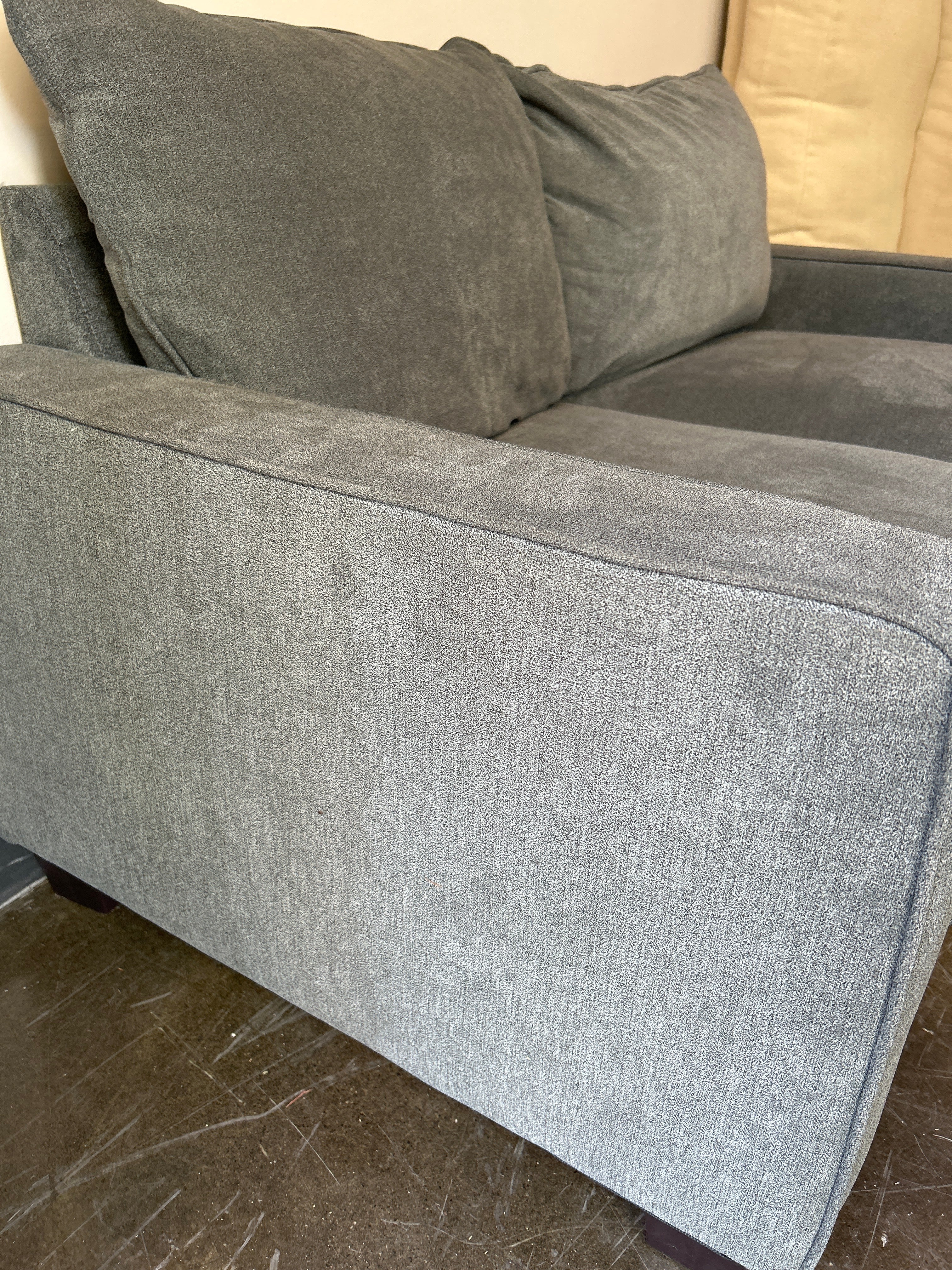 Gray Love Seat