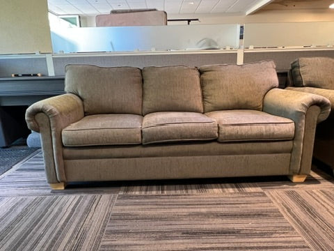 Flex Steel Three Seat Sofa, Gray