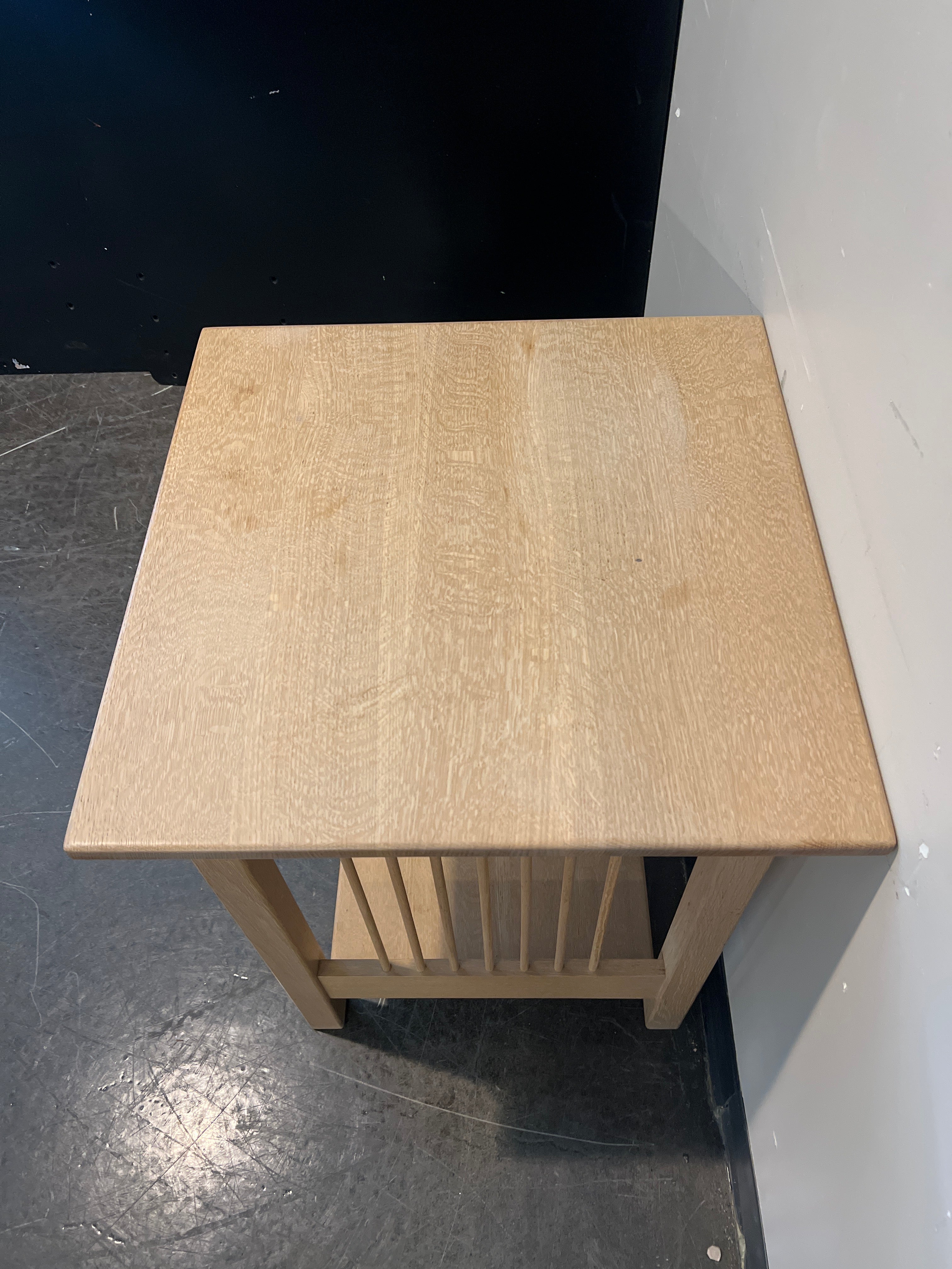 McKinnon Furniture Co. Solid Oak Mission-Style Side Table with Drawer