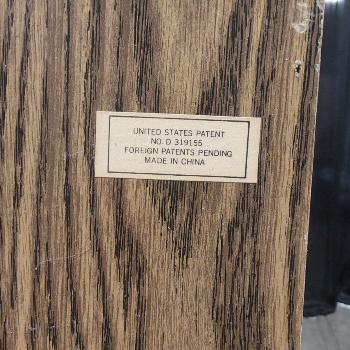 Oak Wood Two-Door Audio Cabinet with Cabriole Legs