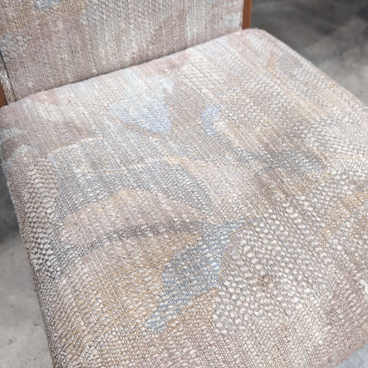 Traditional Wood Dining Chair with Upholstered Seat and Back