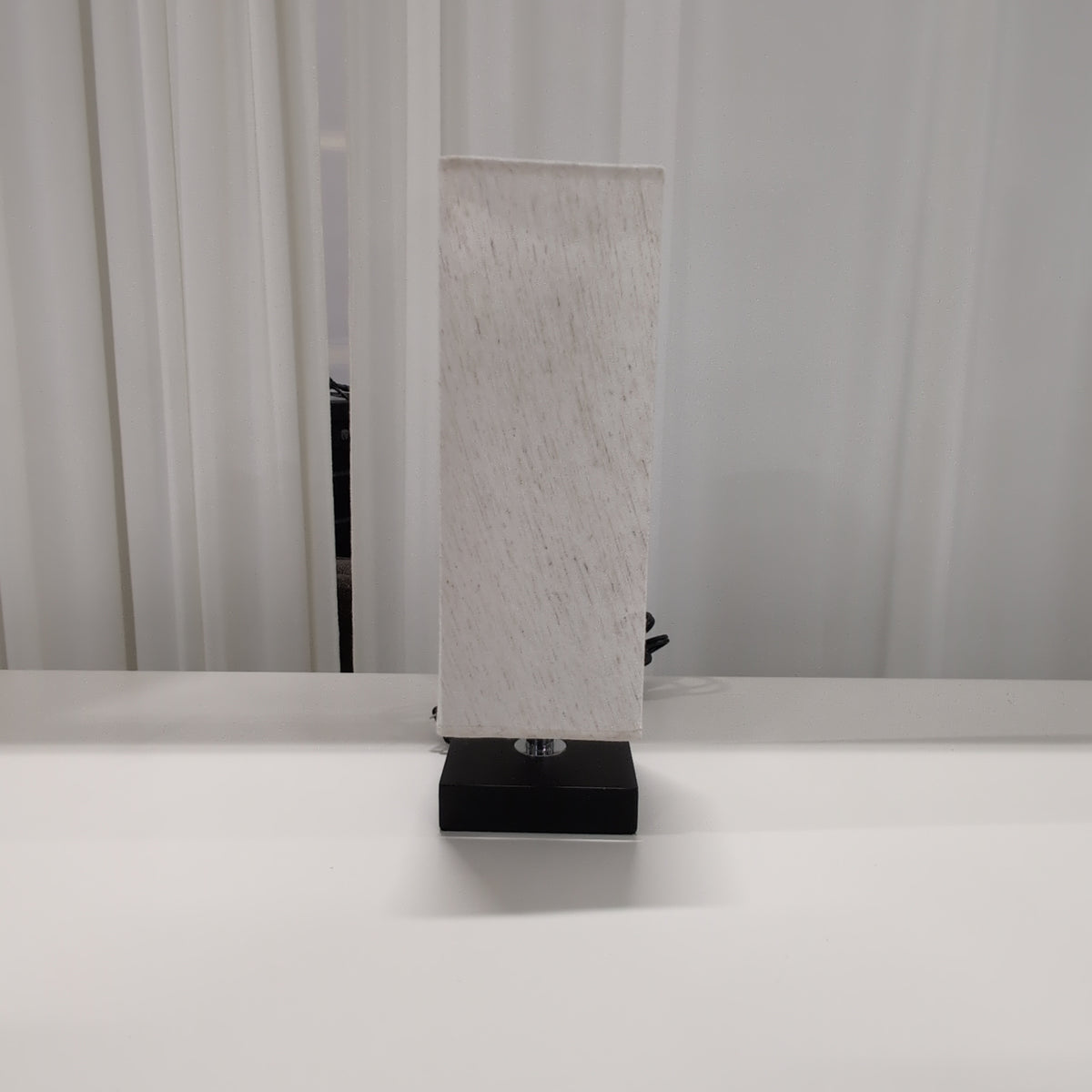 Tall Rectangular Fabric Shade Floor Lamp