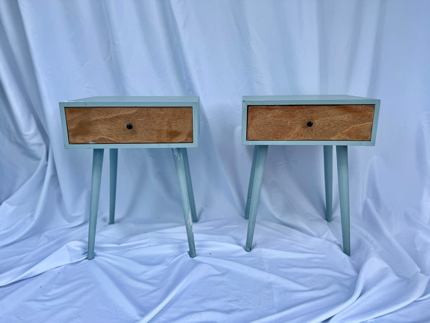 Light Blue Night Stand, SET