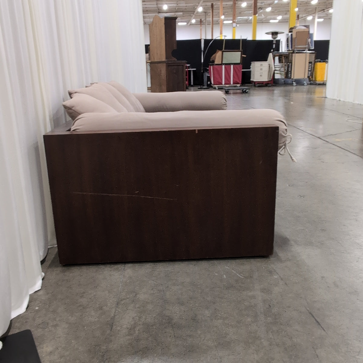 Dark Wood Daybed with Storage Drawers