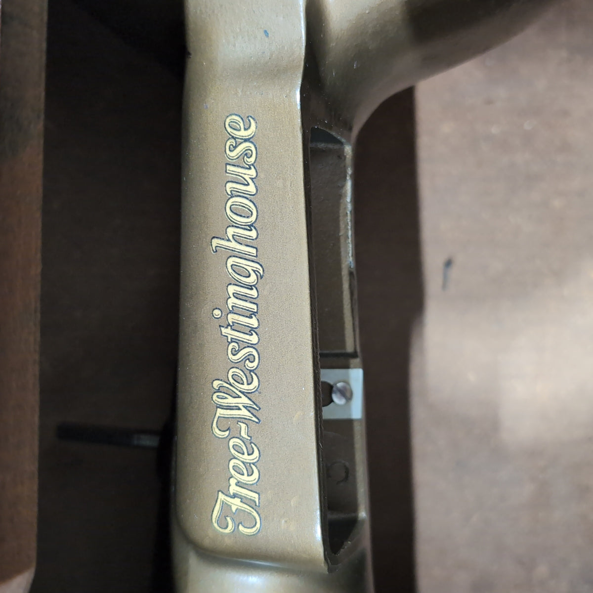 Tree-Westinghouse Dark Brown Wood Antique Sewing Machine