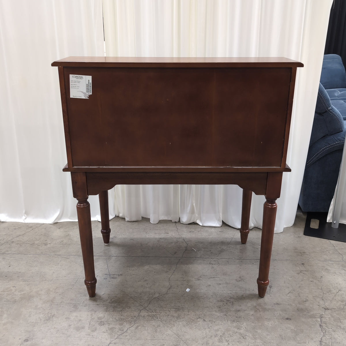 Coaster Fine Furniture Dark Cherry Secretary Desk with Turned Legs