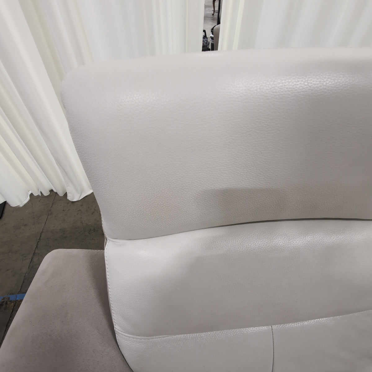 Prime Resource Int Two-Tone Reclining Loveseat with Padded Arms