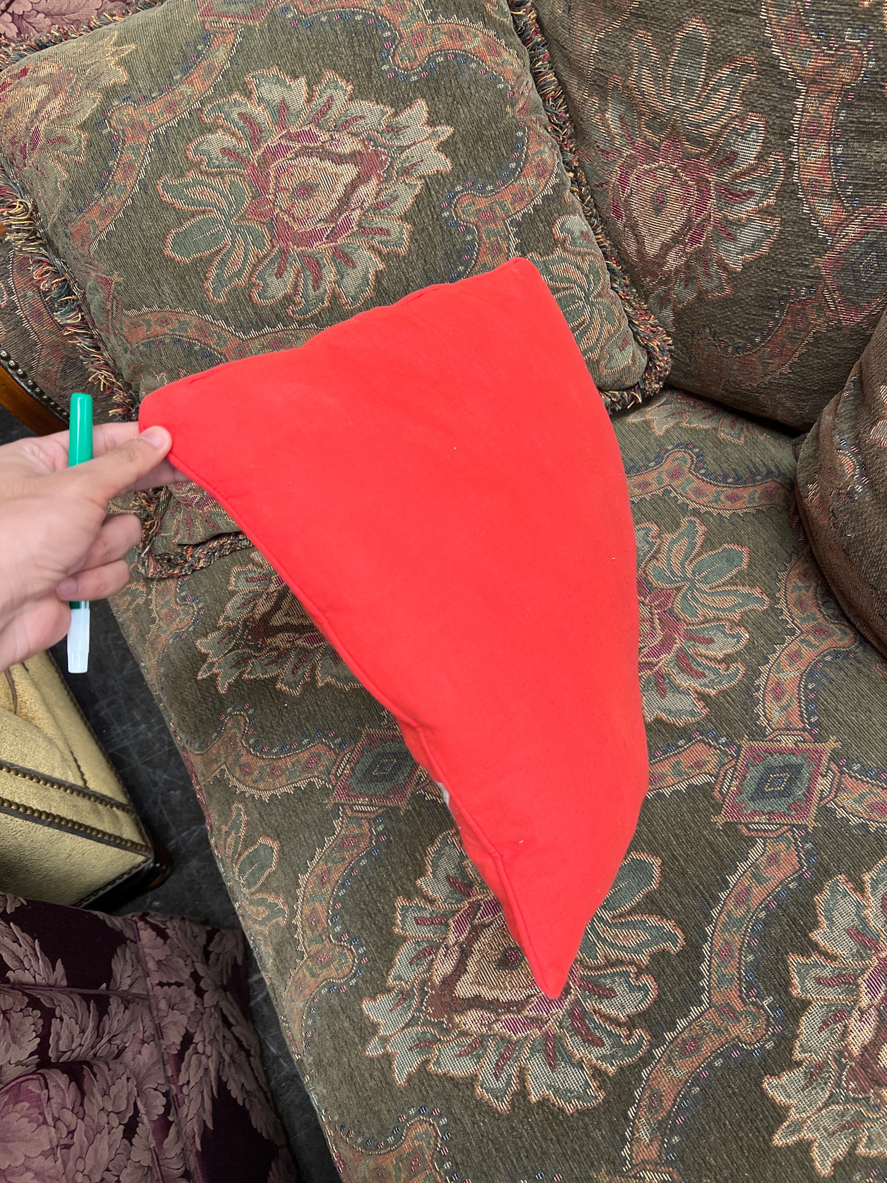 Red Accent Pillow