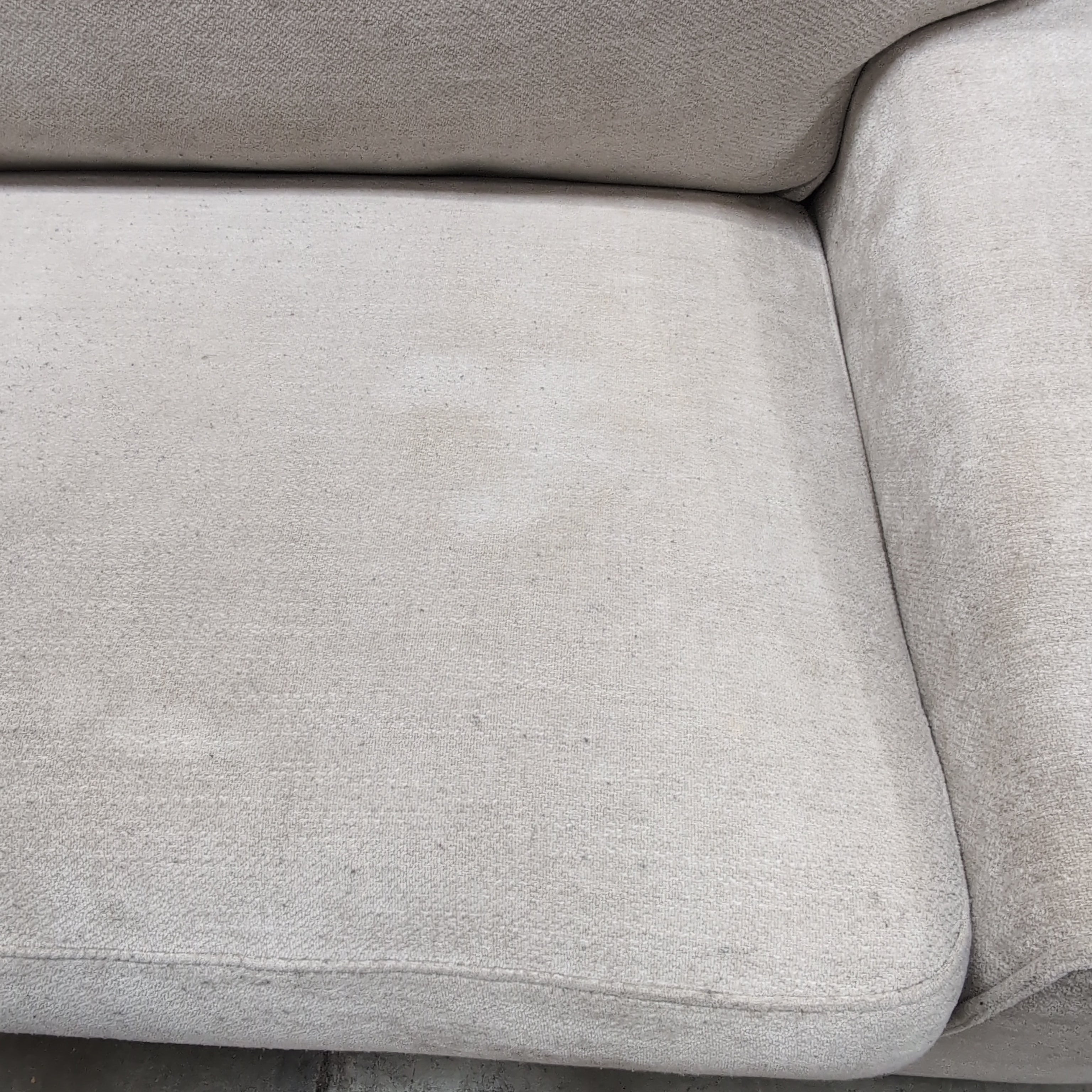Light Beige Fabric Living Room Couch