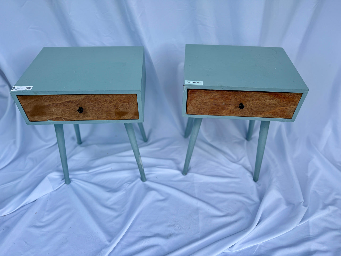 Light Blue Night Stand, SET
