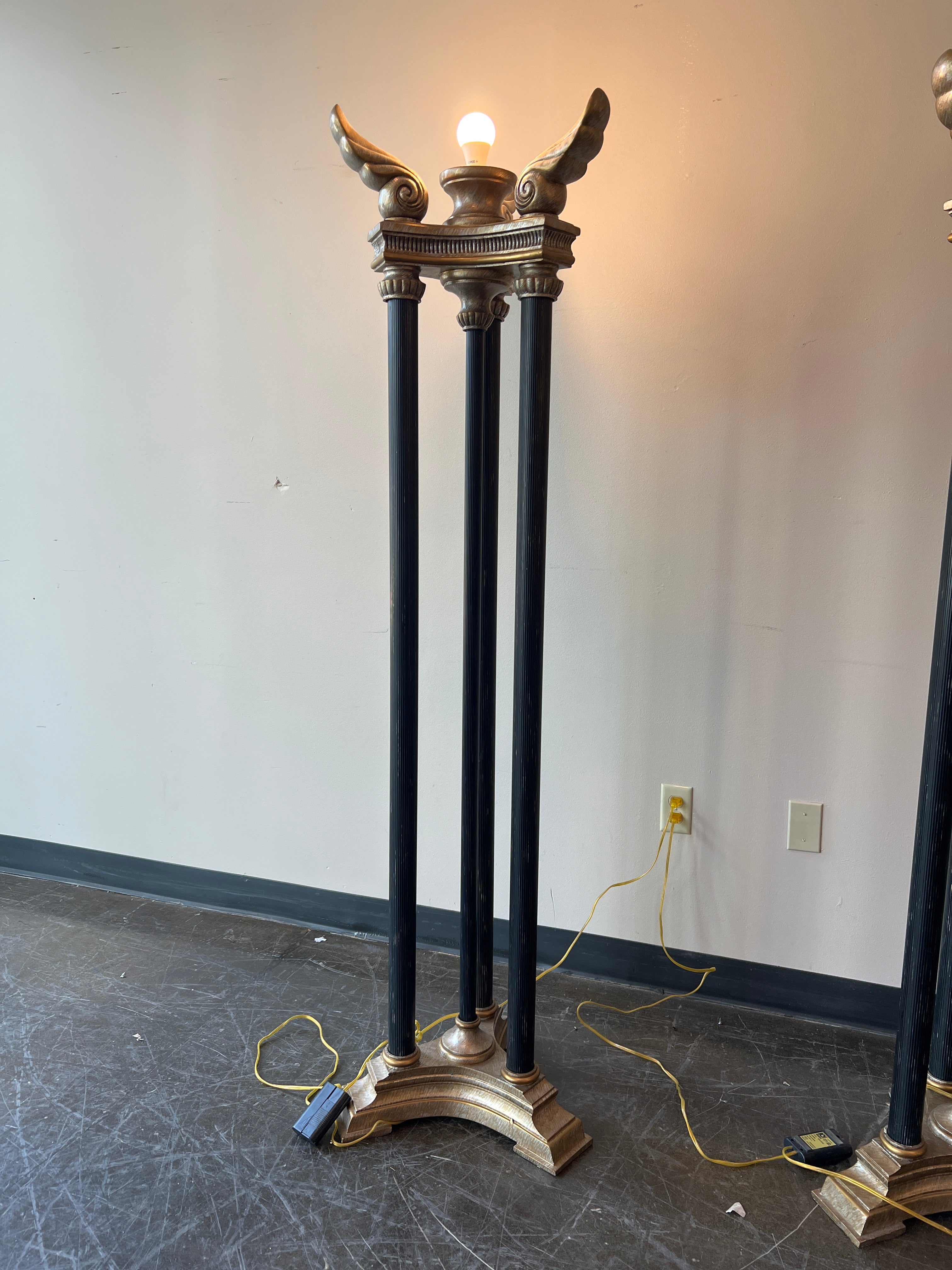 Decorative Ornate Metal Floor Lamp