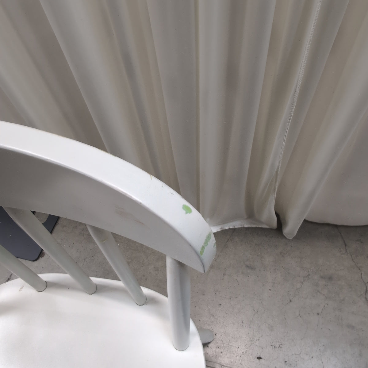 White Painted Spindle Back Chair