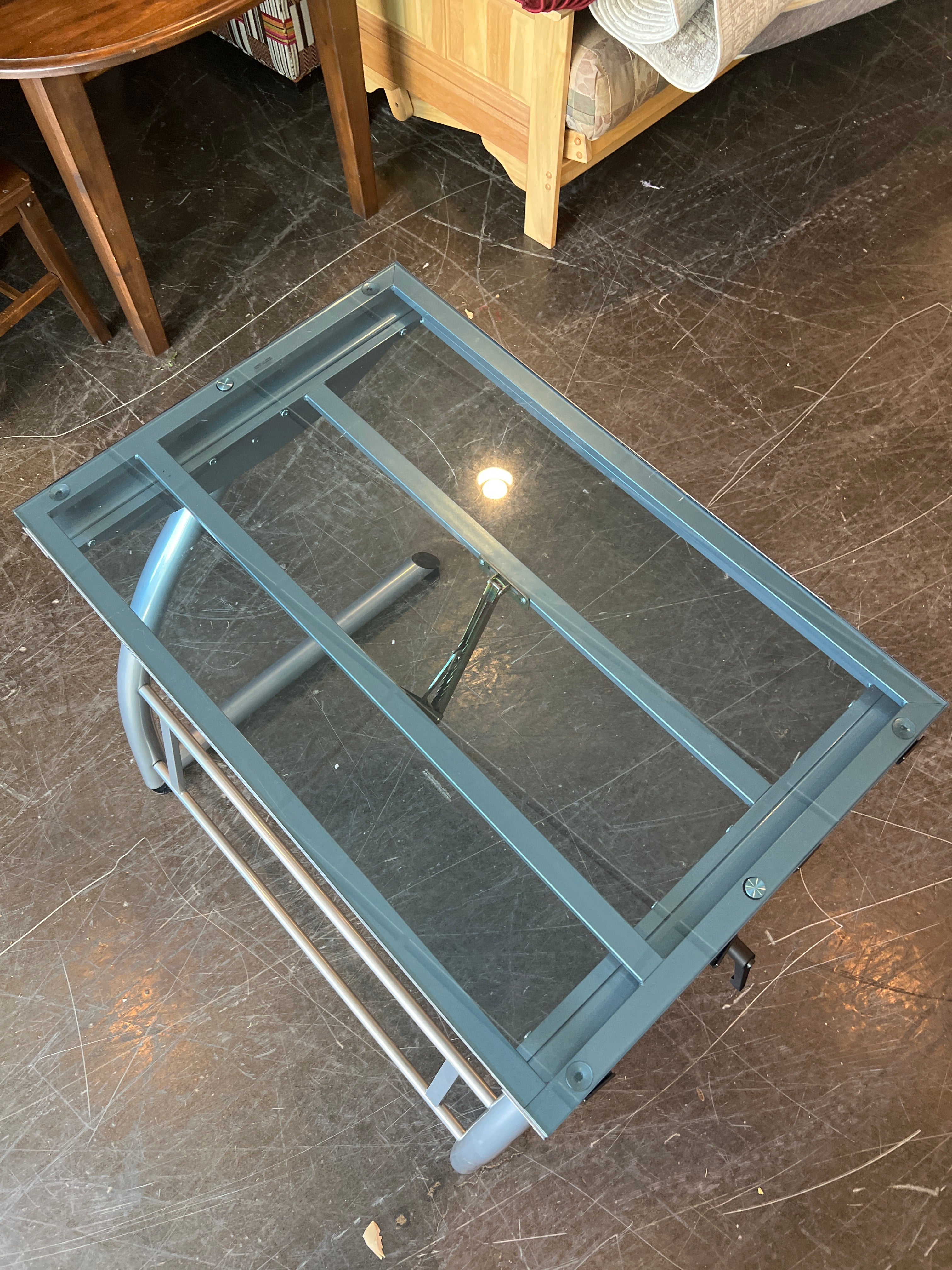 Glass Drafting Table