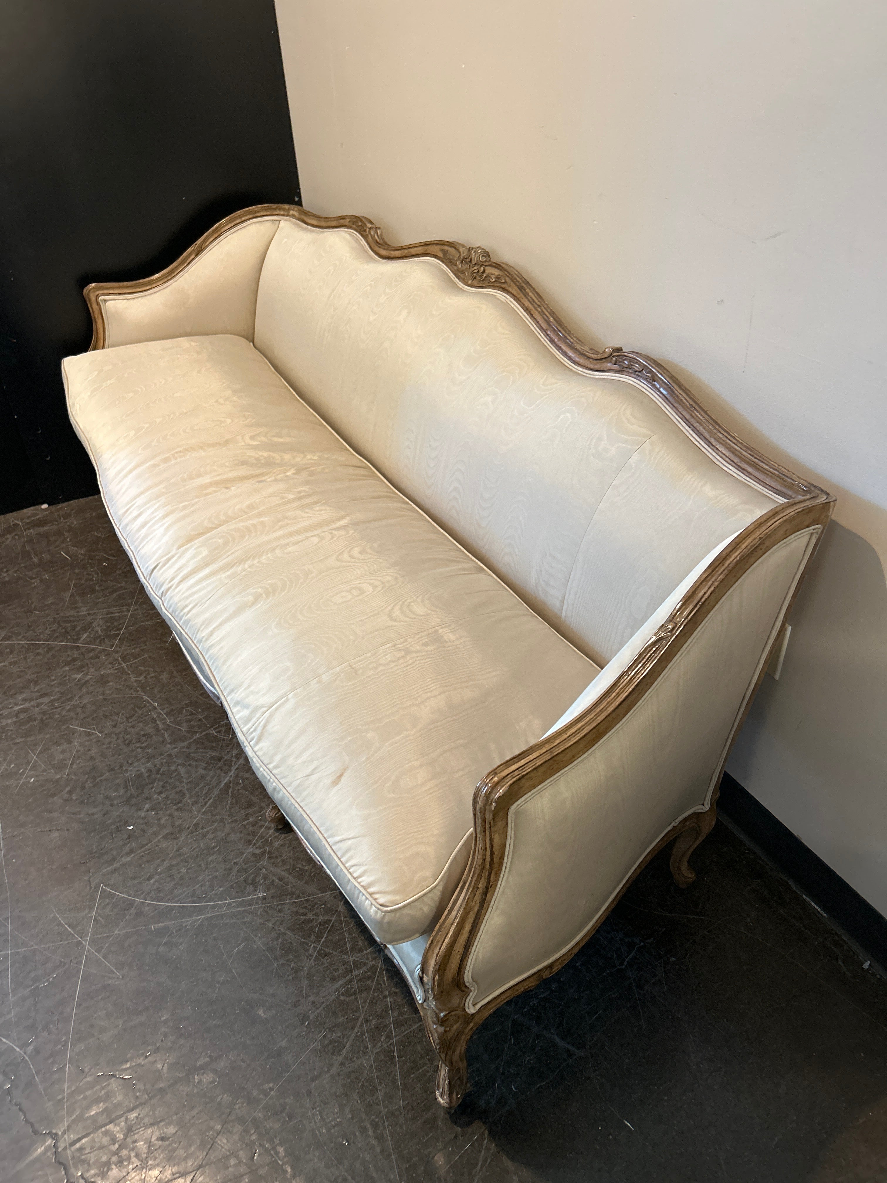 Meyer Gunther Martini: French-Style Settee with Ornate Frame
