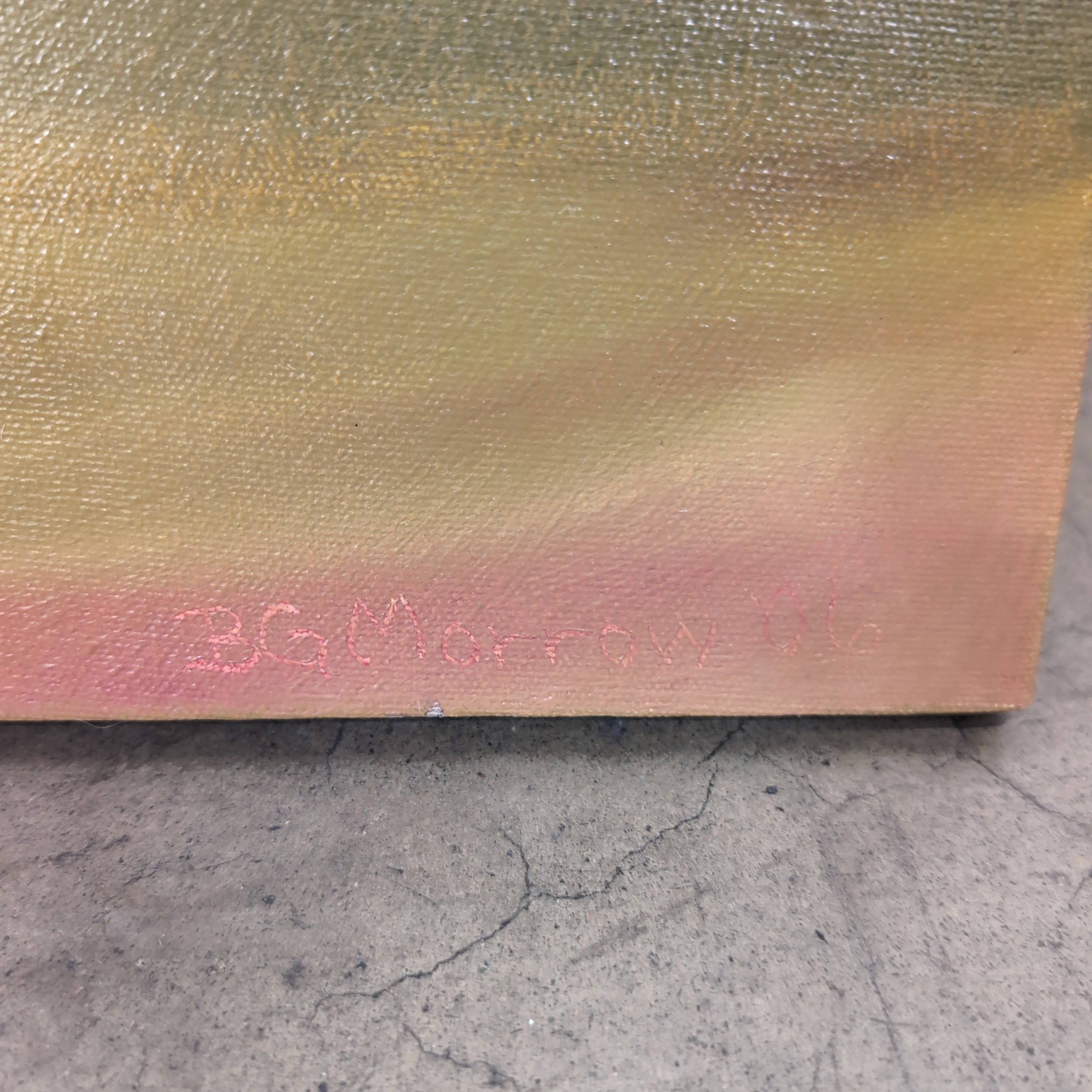 Contemporary Abstract Painting with Soft Hues