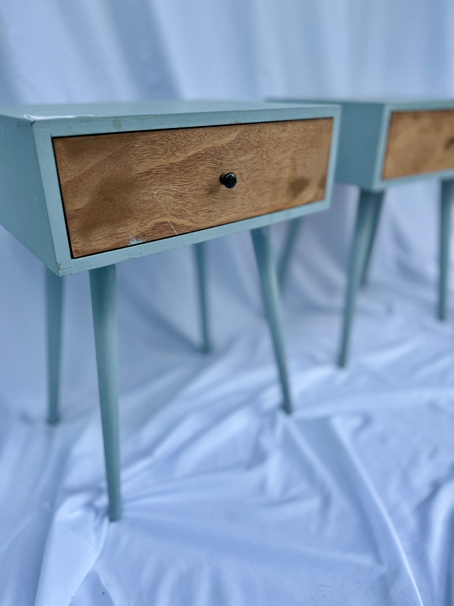 Light Blue Night Stand, SET