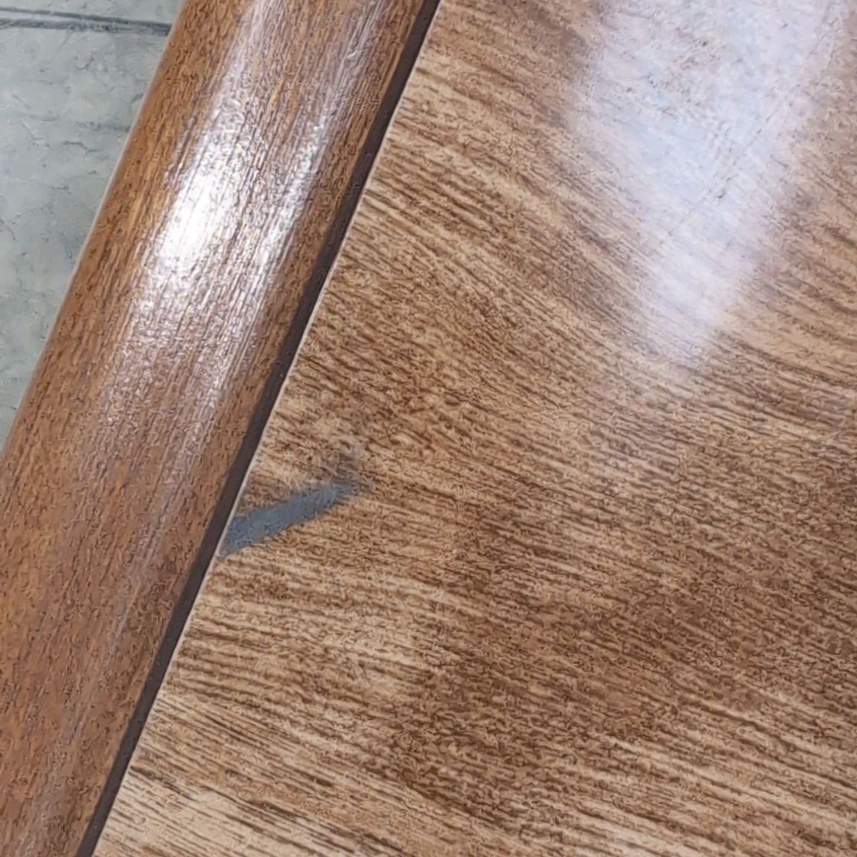 Traditional Brown Wood Three-Drawer End Table