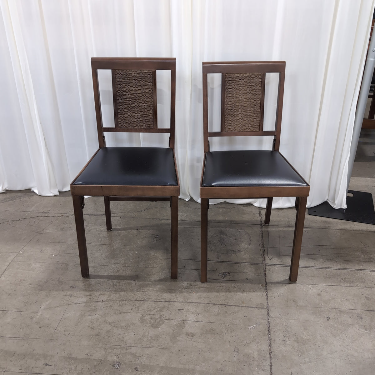 Brown Wood Folding Chair
