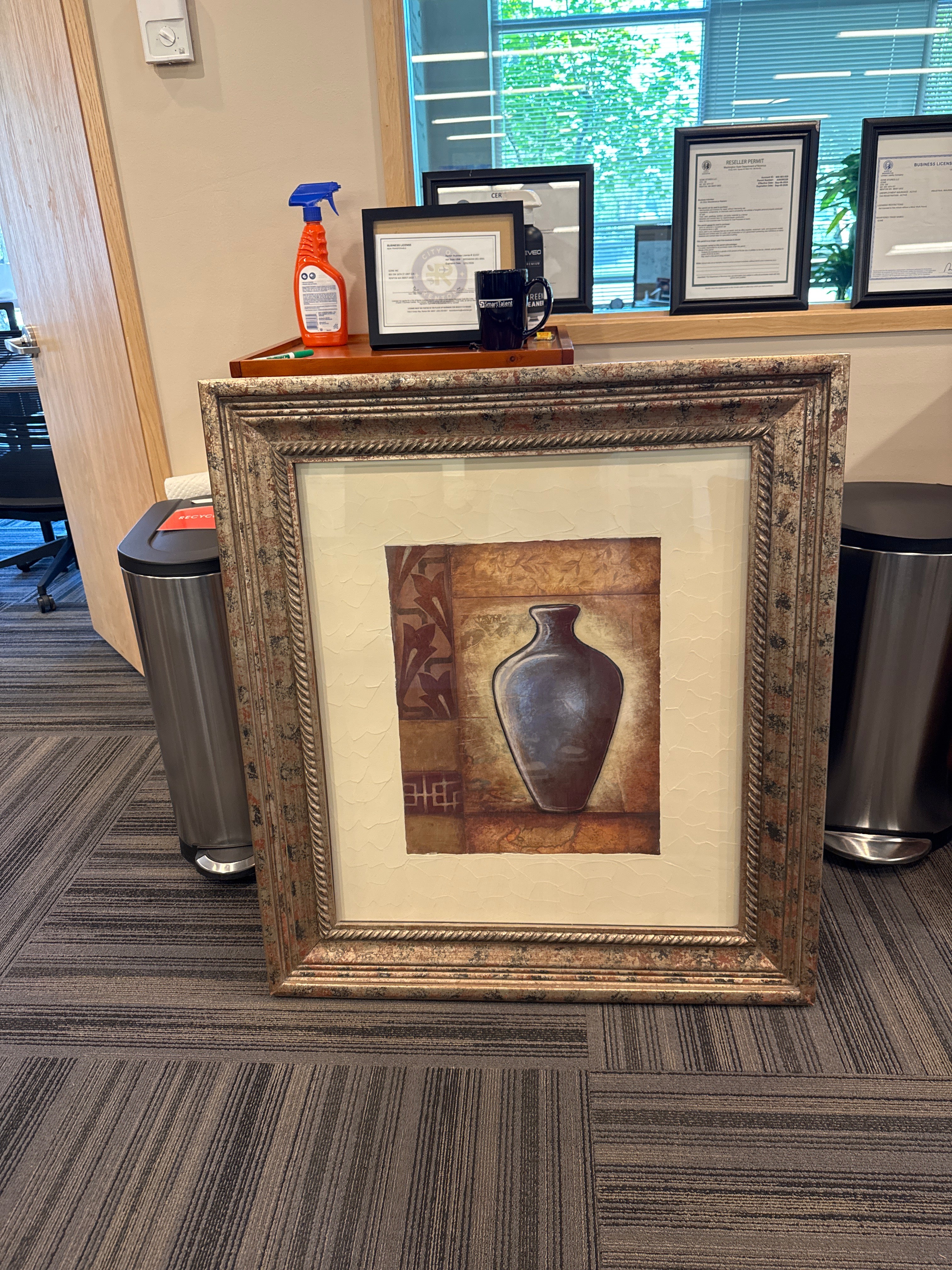 Vase Print Framed Art