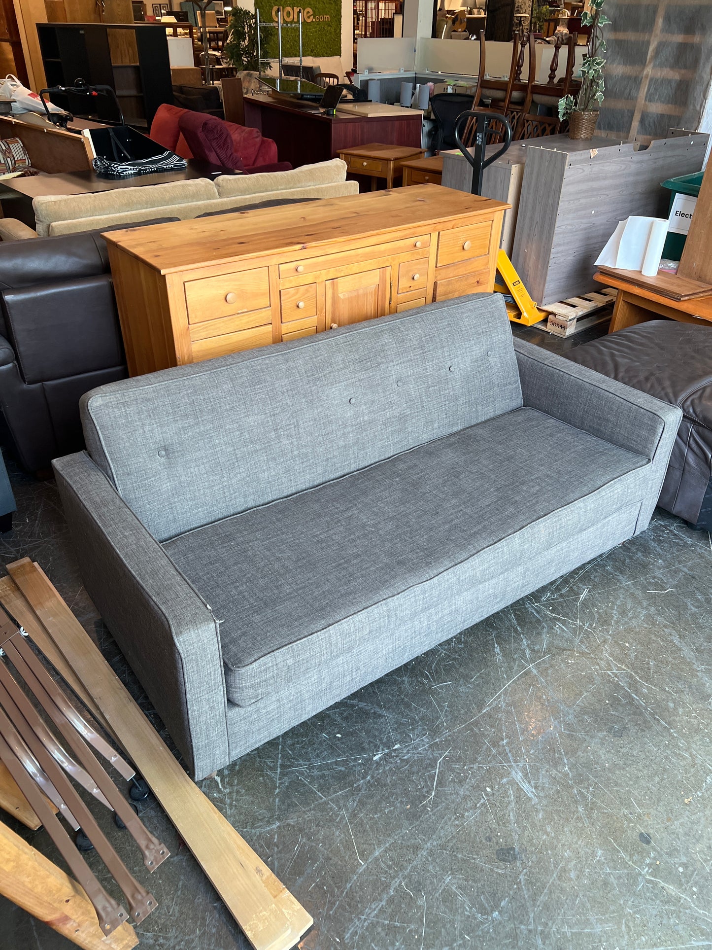 Gray Sleeper Futon