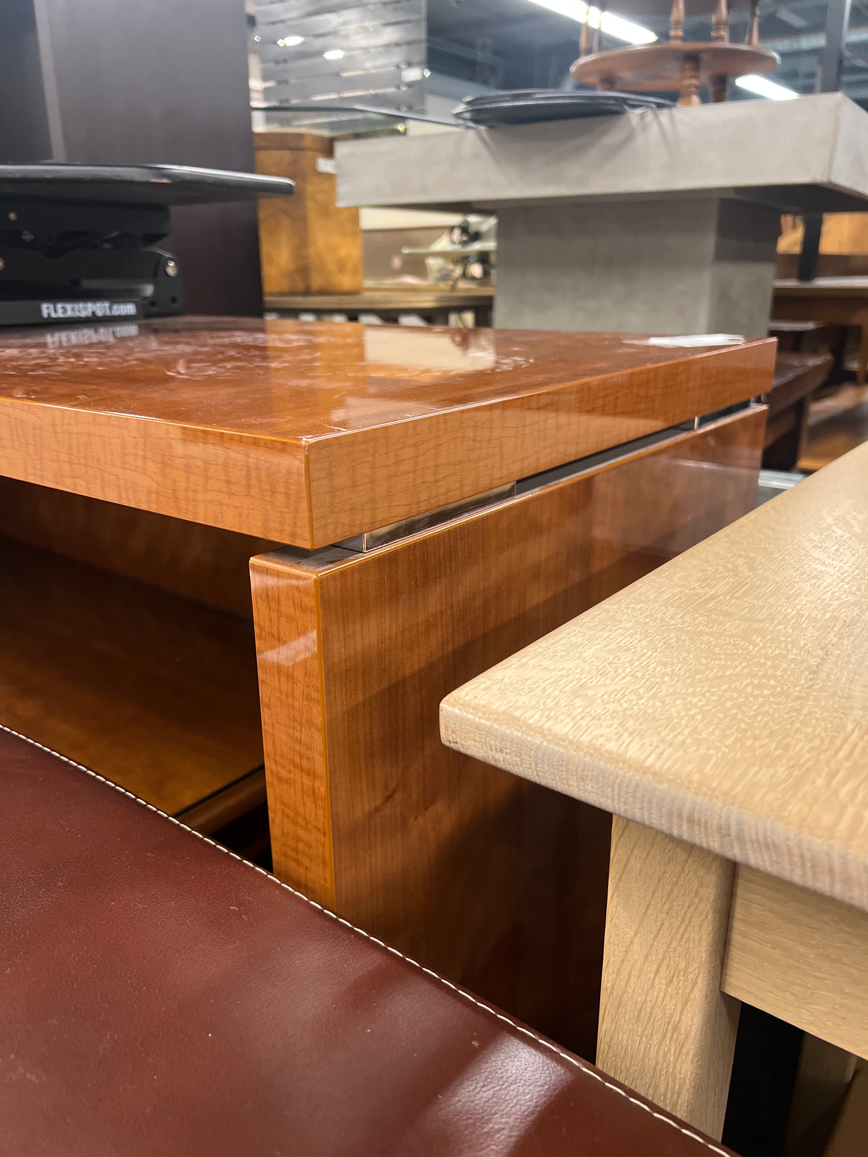 Redwood executive office desk