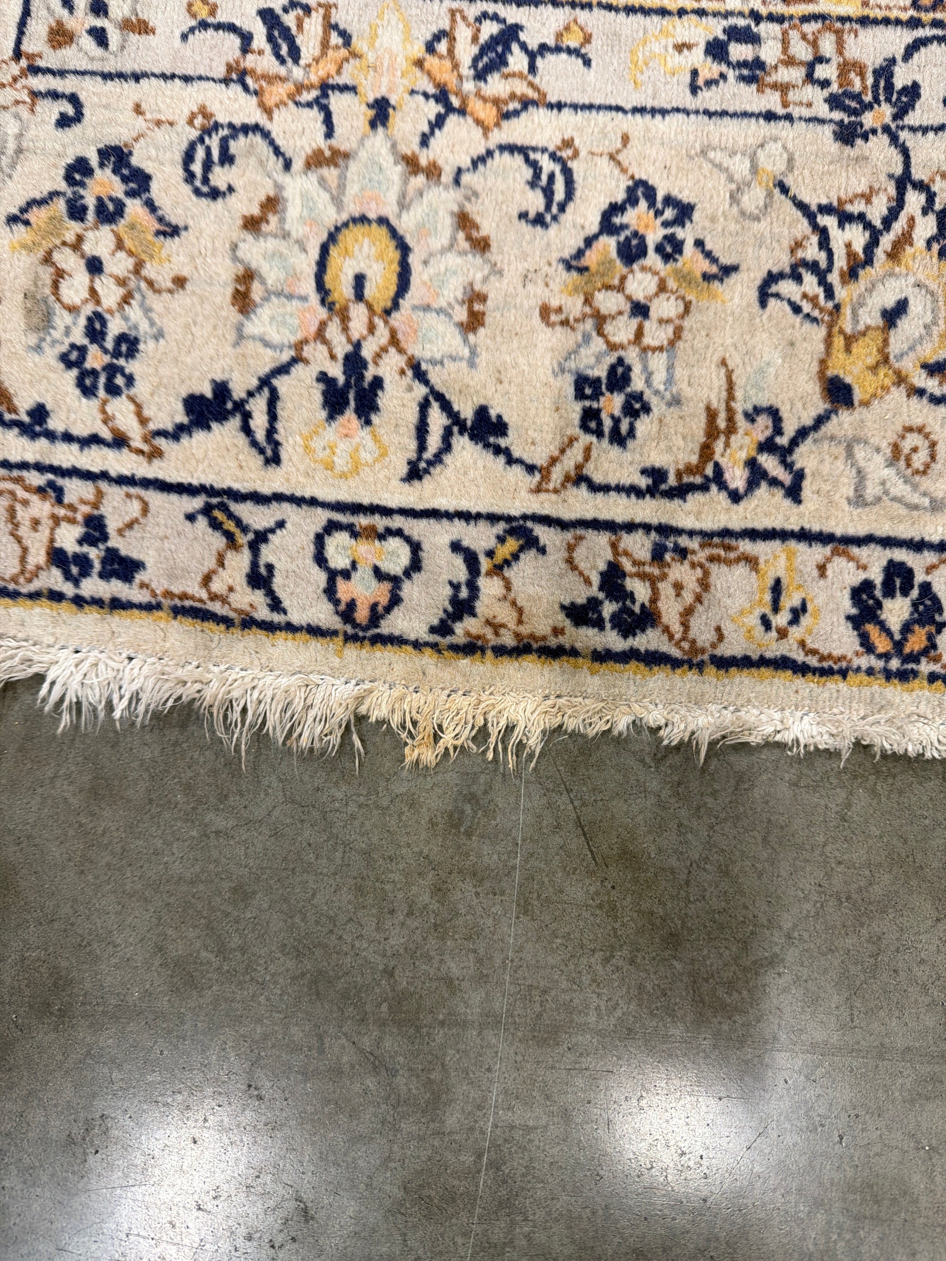 Genuine Hand-Knotted Kashan-Style Persian Area Rug | 5' x 7', Arman Rugs, Iran