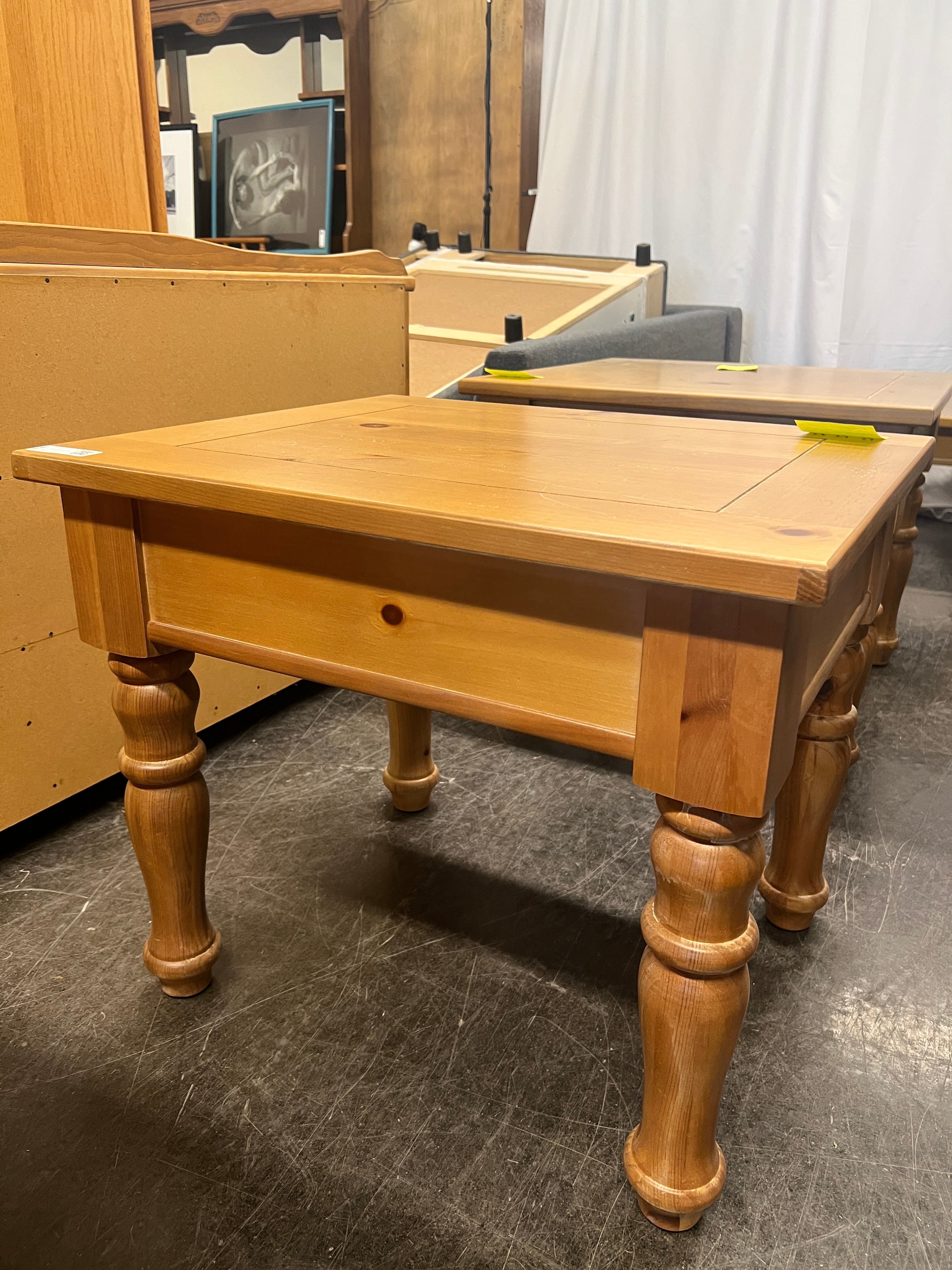 Rustic Oak Side Table