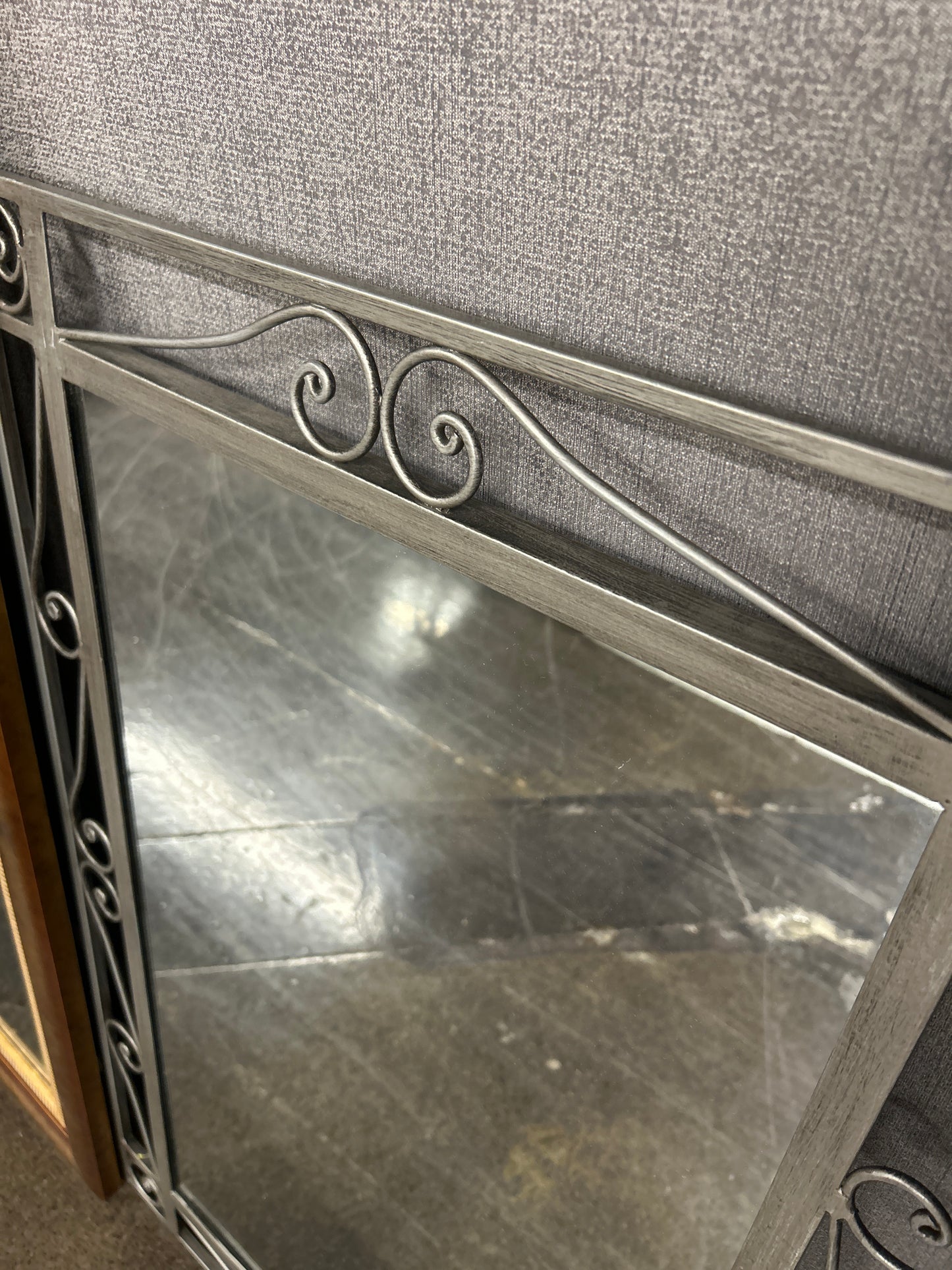Mirror w/ Gray Frame