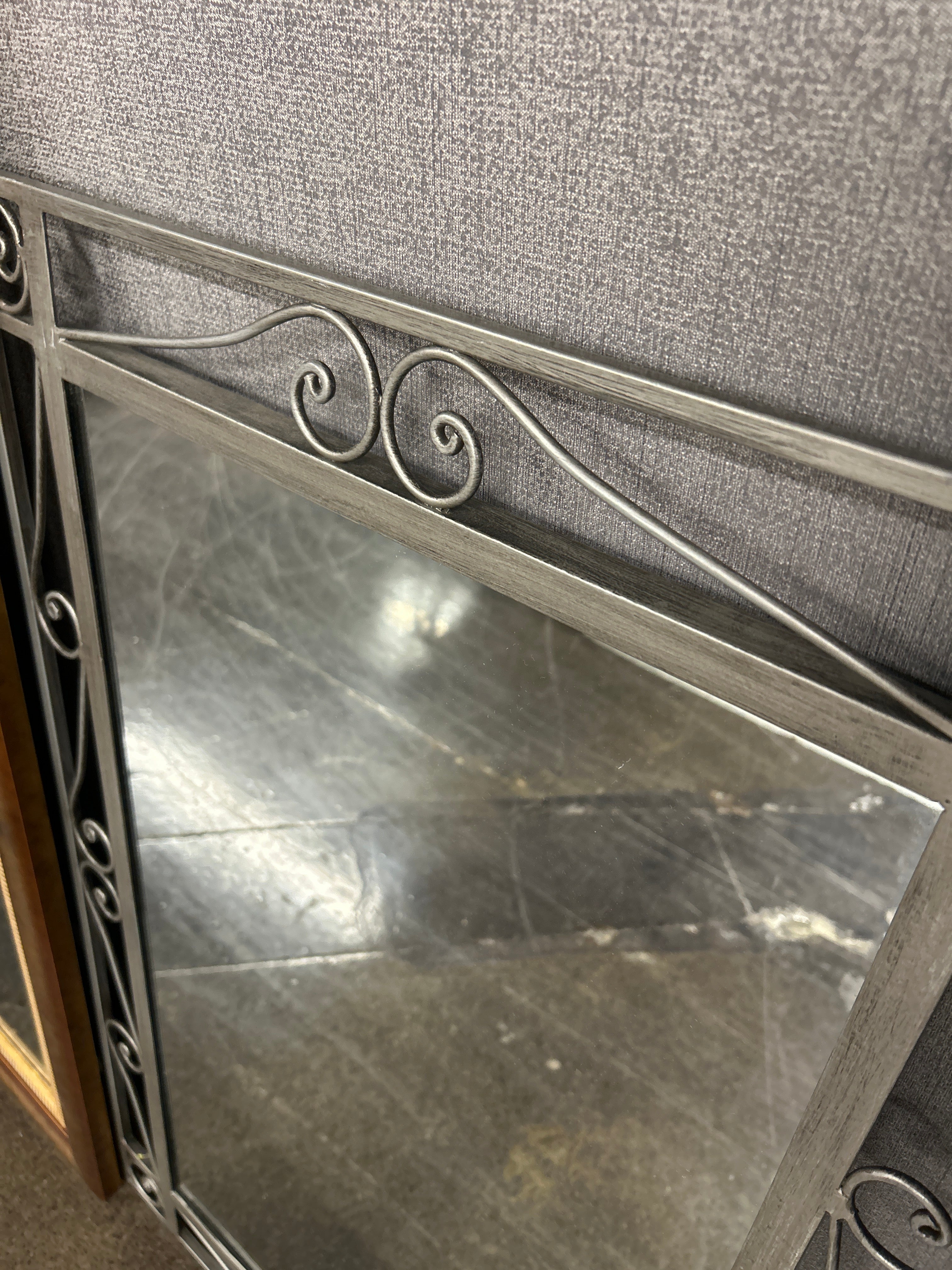Mirror w/ Gray Frame