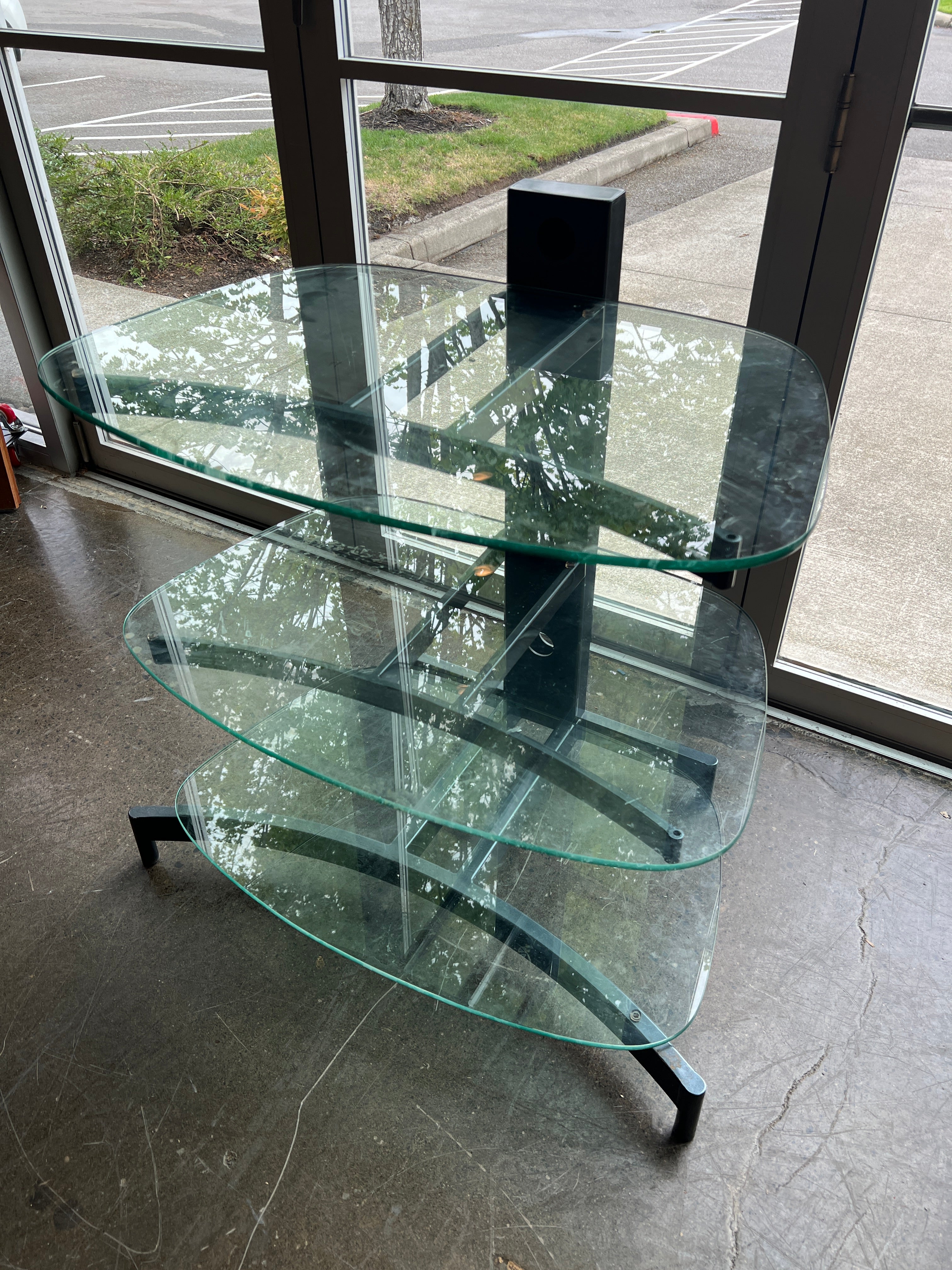 Glass TV Stand