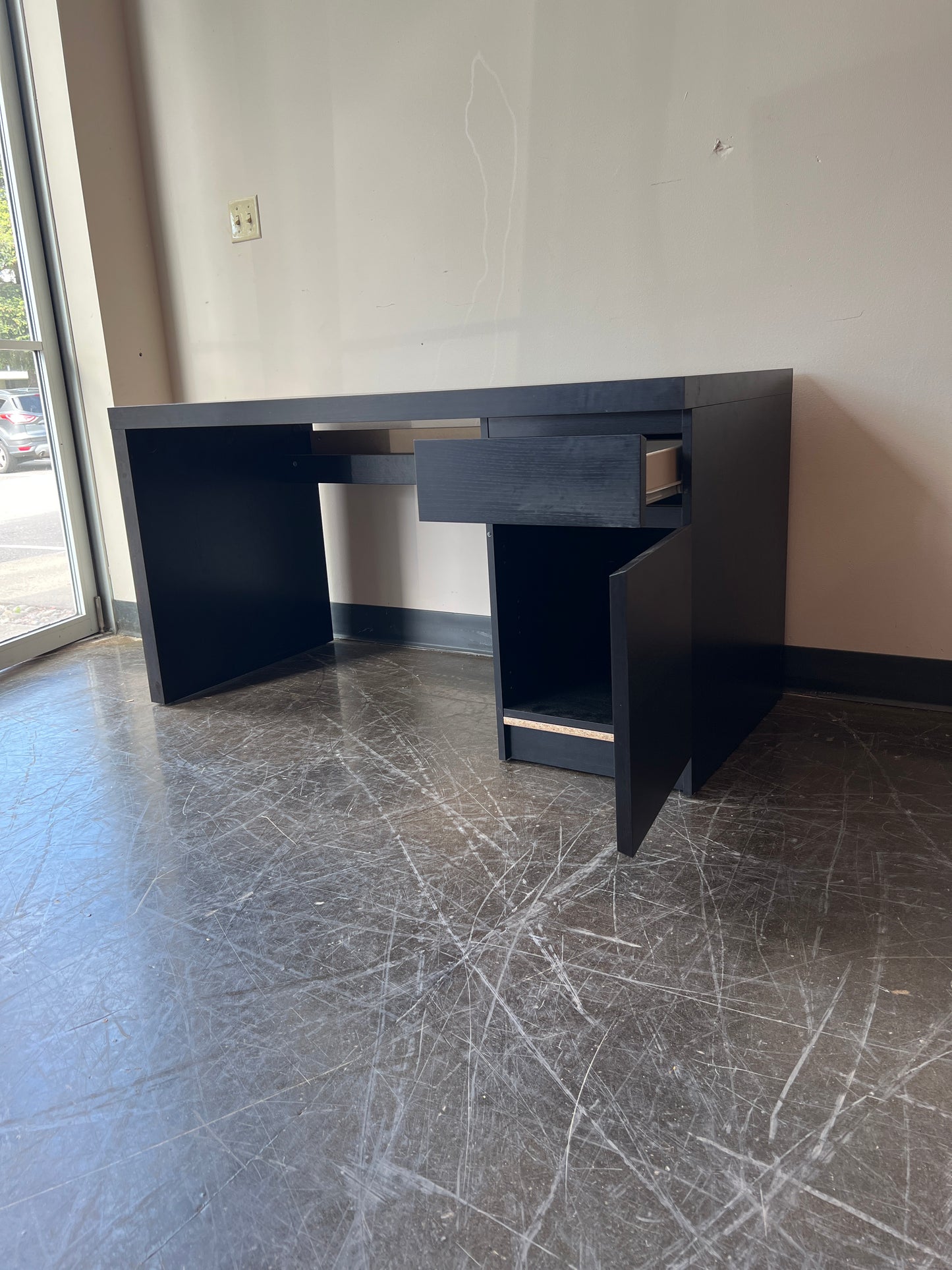 IKEA MALM Black Desk