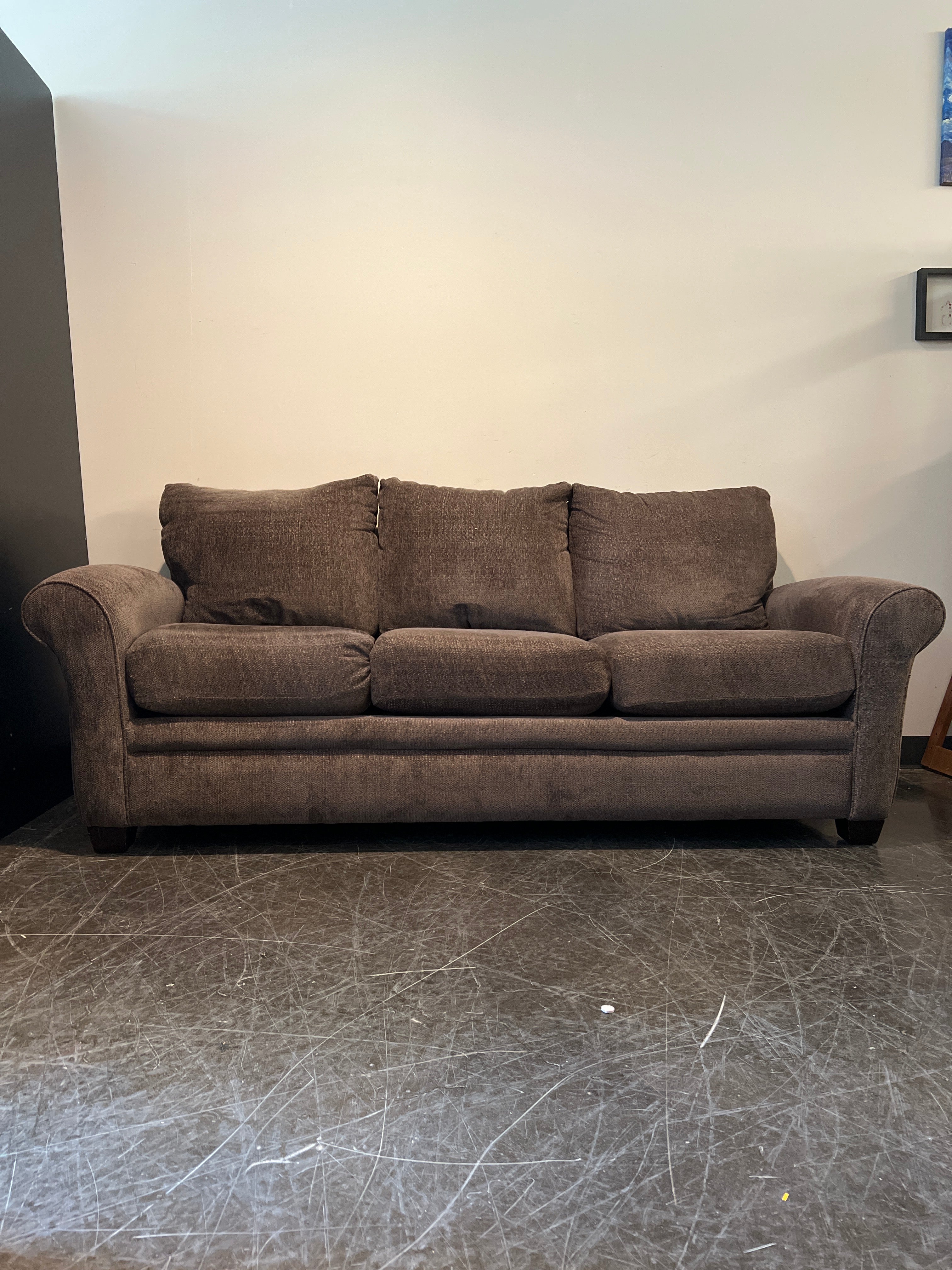 La-Z-Boy Brown Fabric 3-Seat Sofa