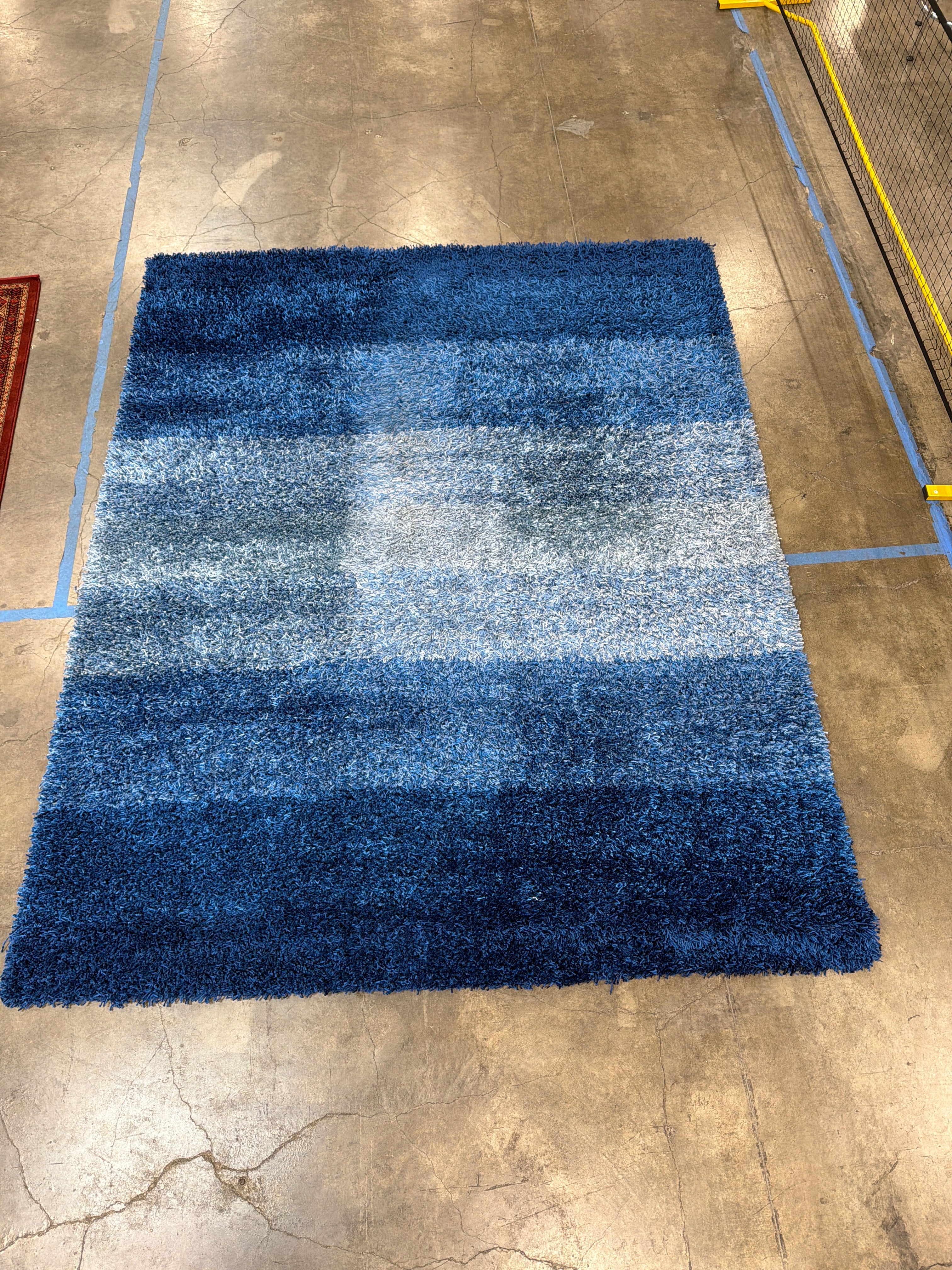 Dalyn Spectrum Gradient Blue Shag Rug - 8' x 10'