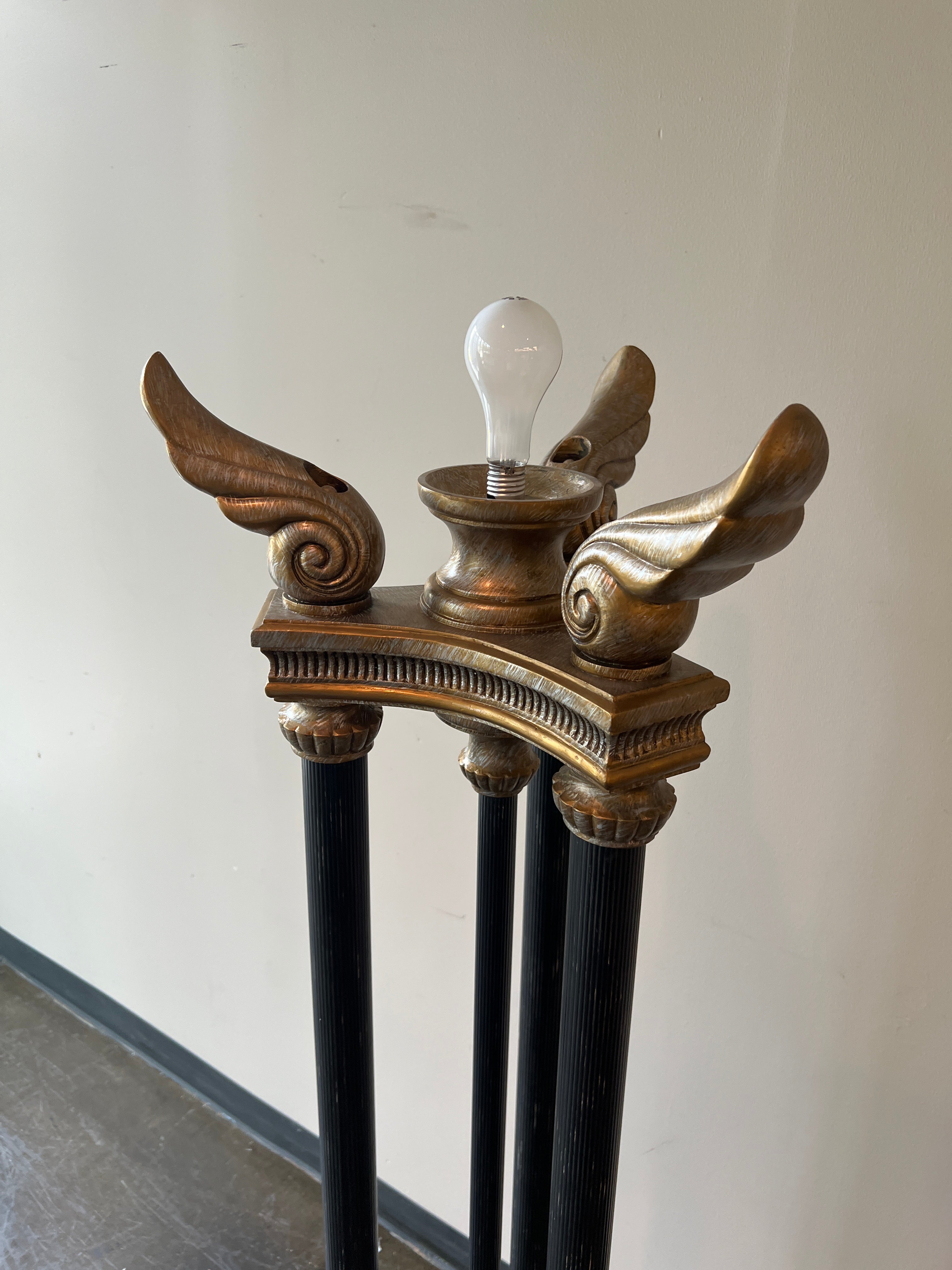 Decorative Ornate Metal Floor Lamp