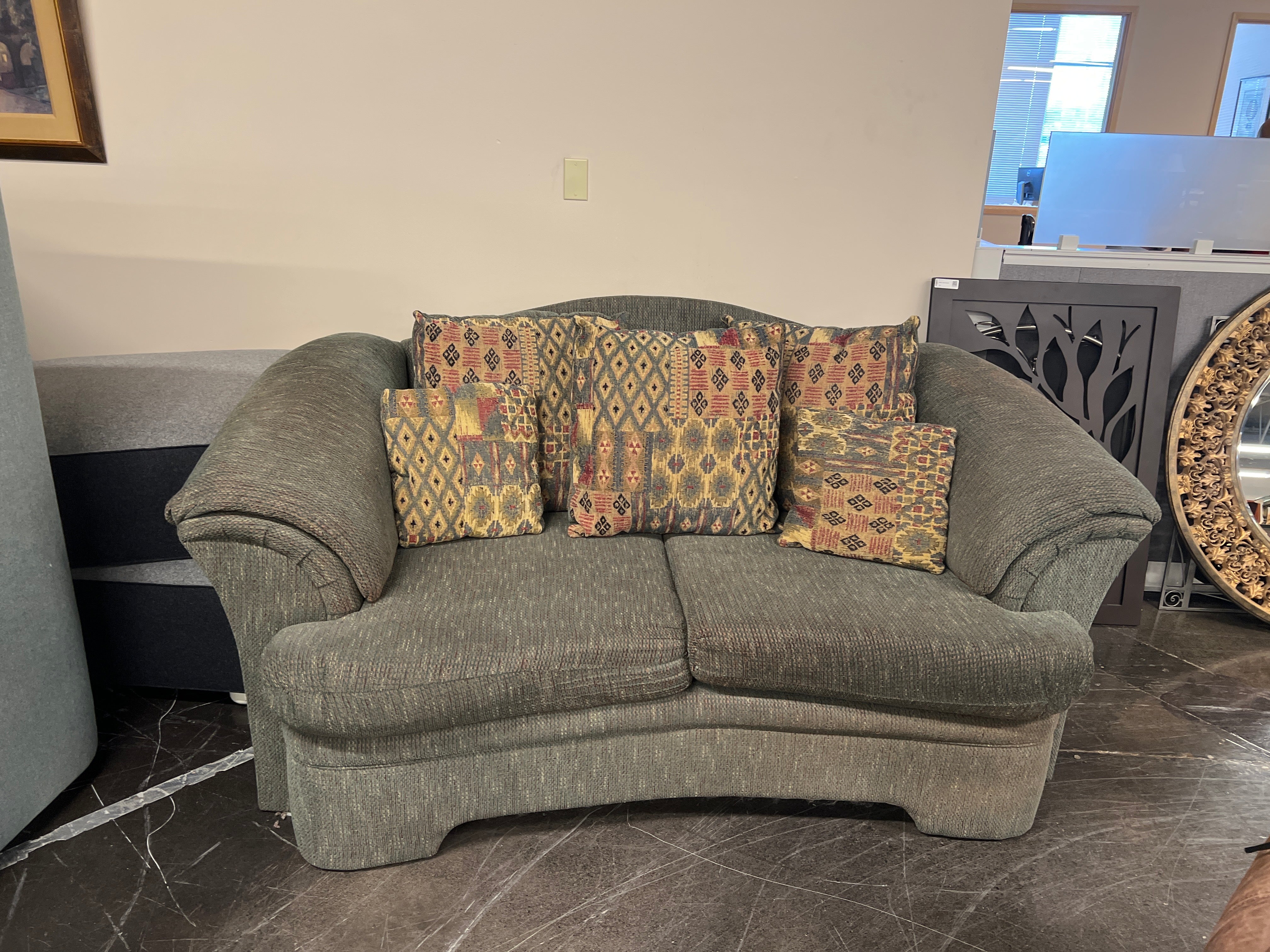 Simple Designs Inc Green Sofa