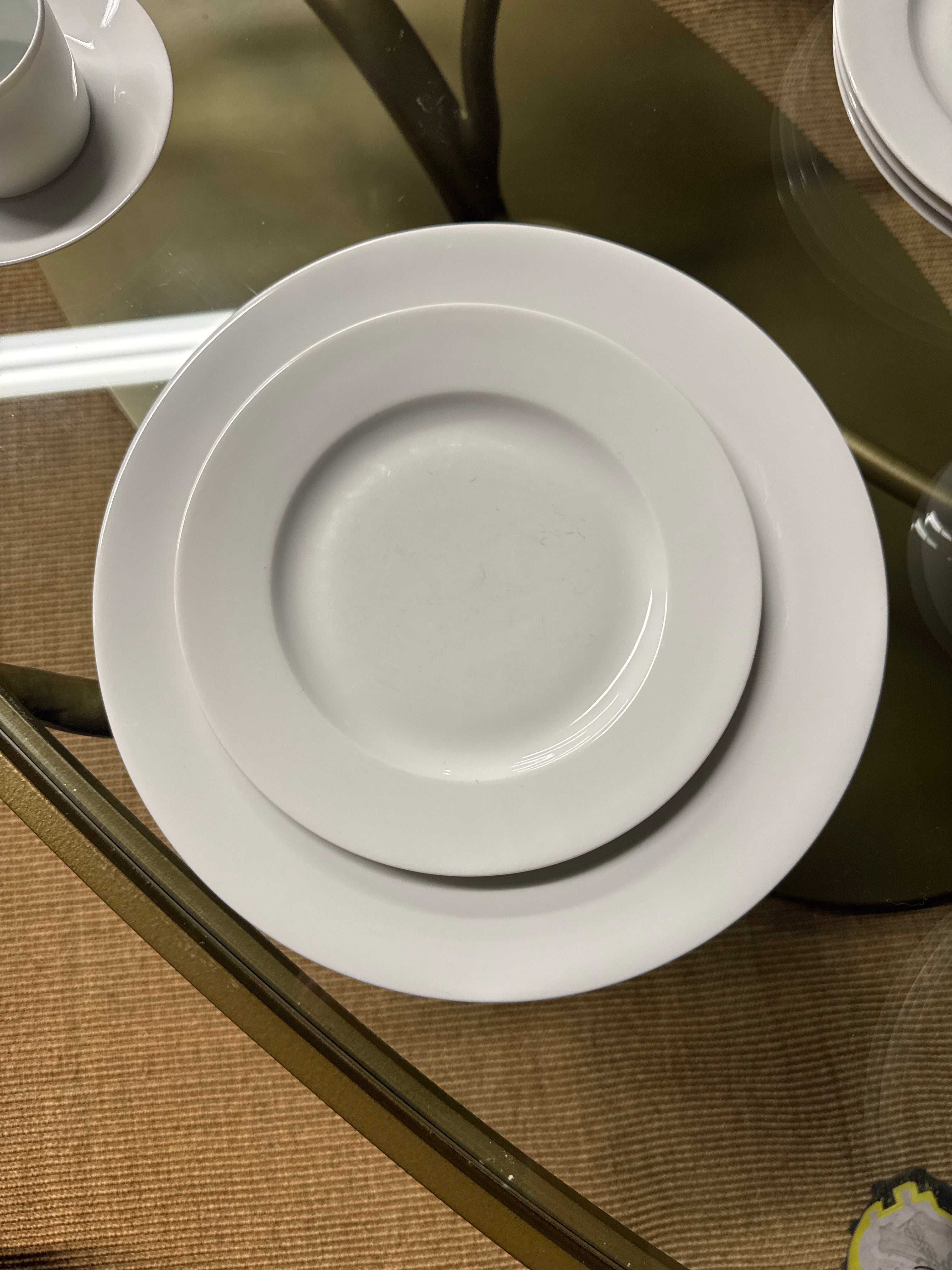Apilco Tuilleries Porcelain Dinnerware Set, from Williams Sonoma