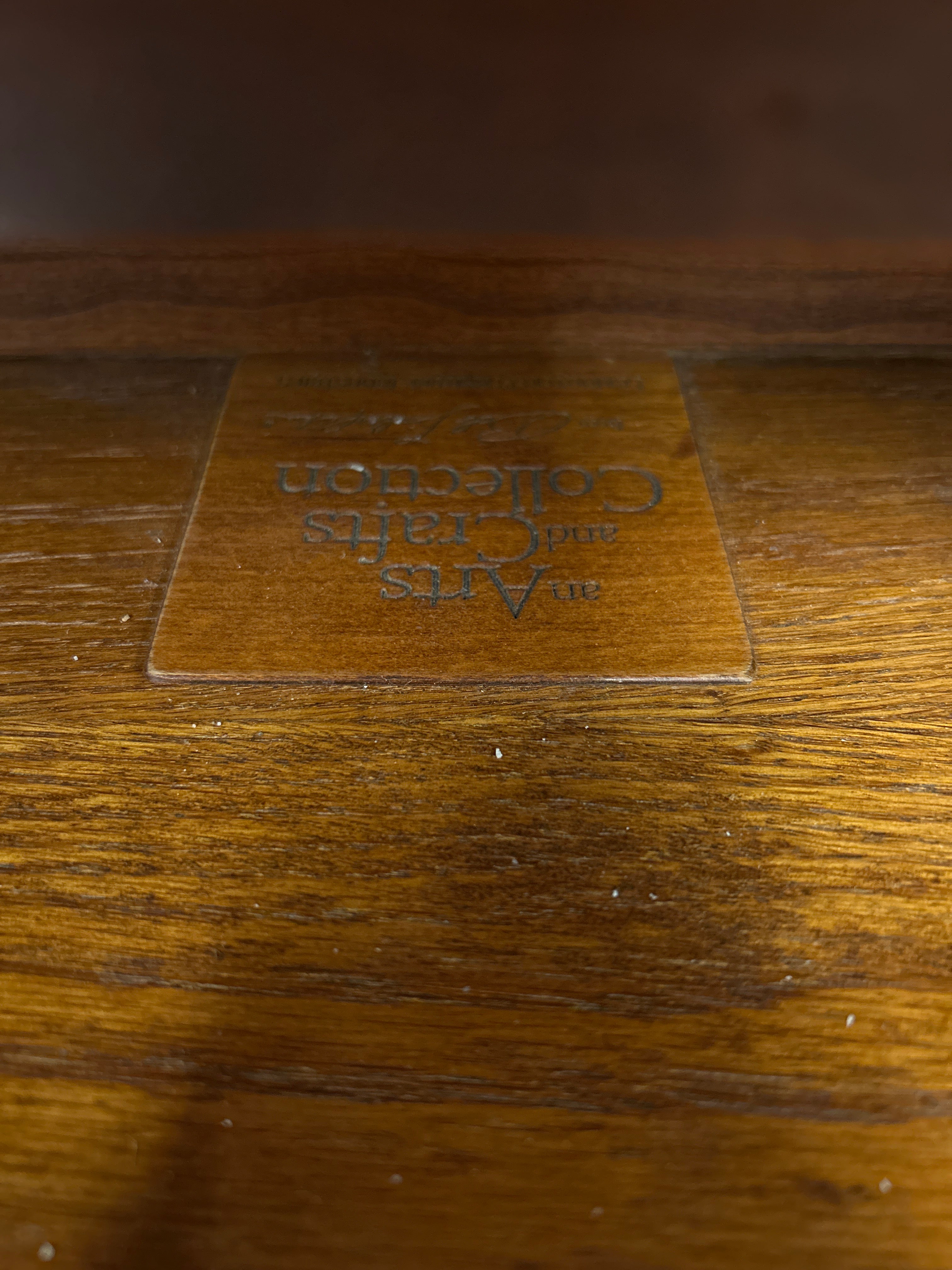 Cherry Wood Coffee Table with Storage