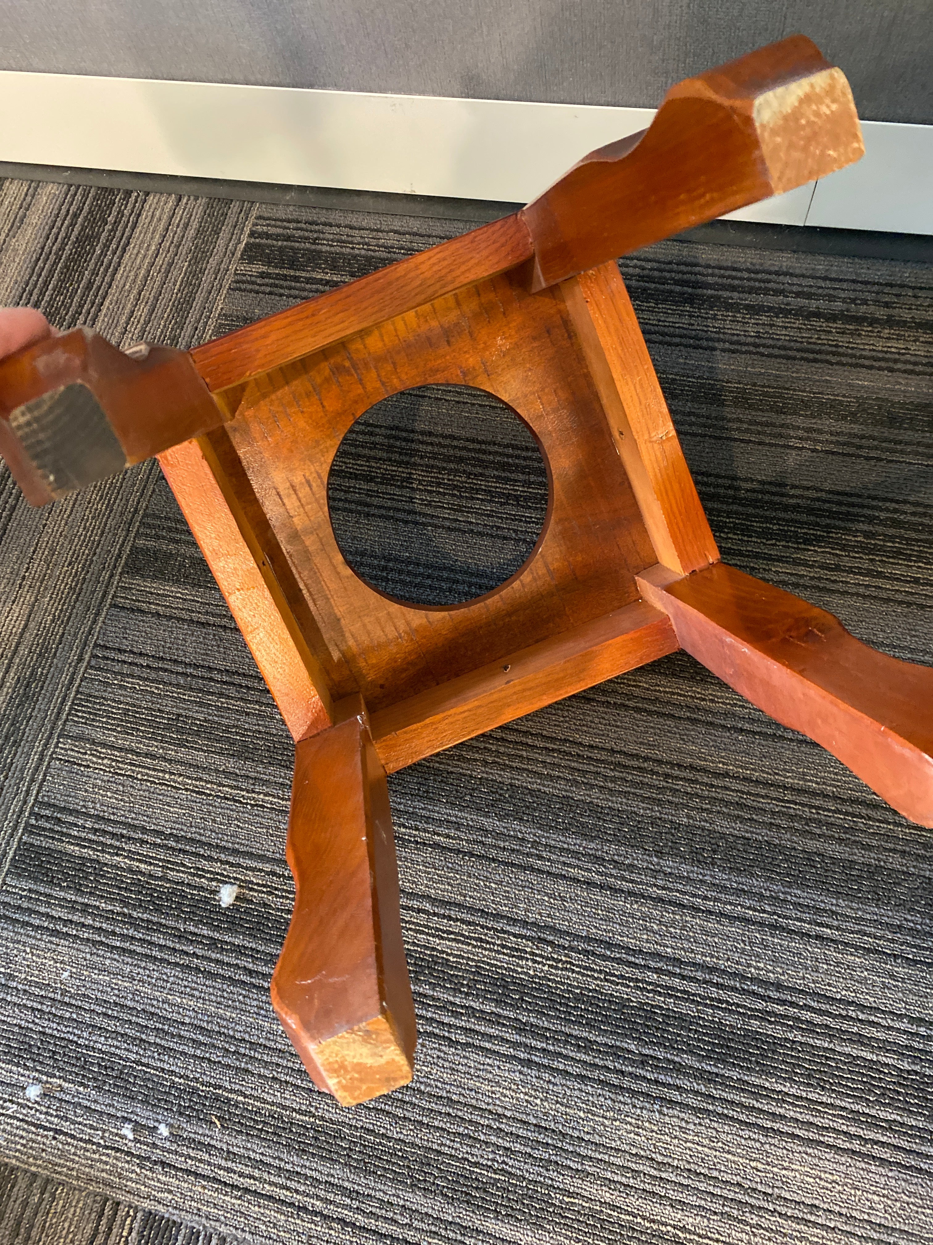 Cherry Wood Plant Stand