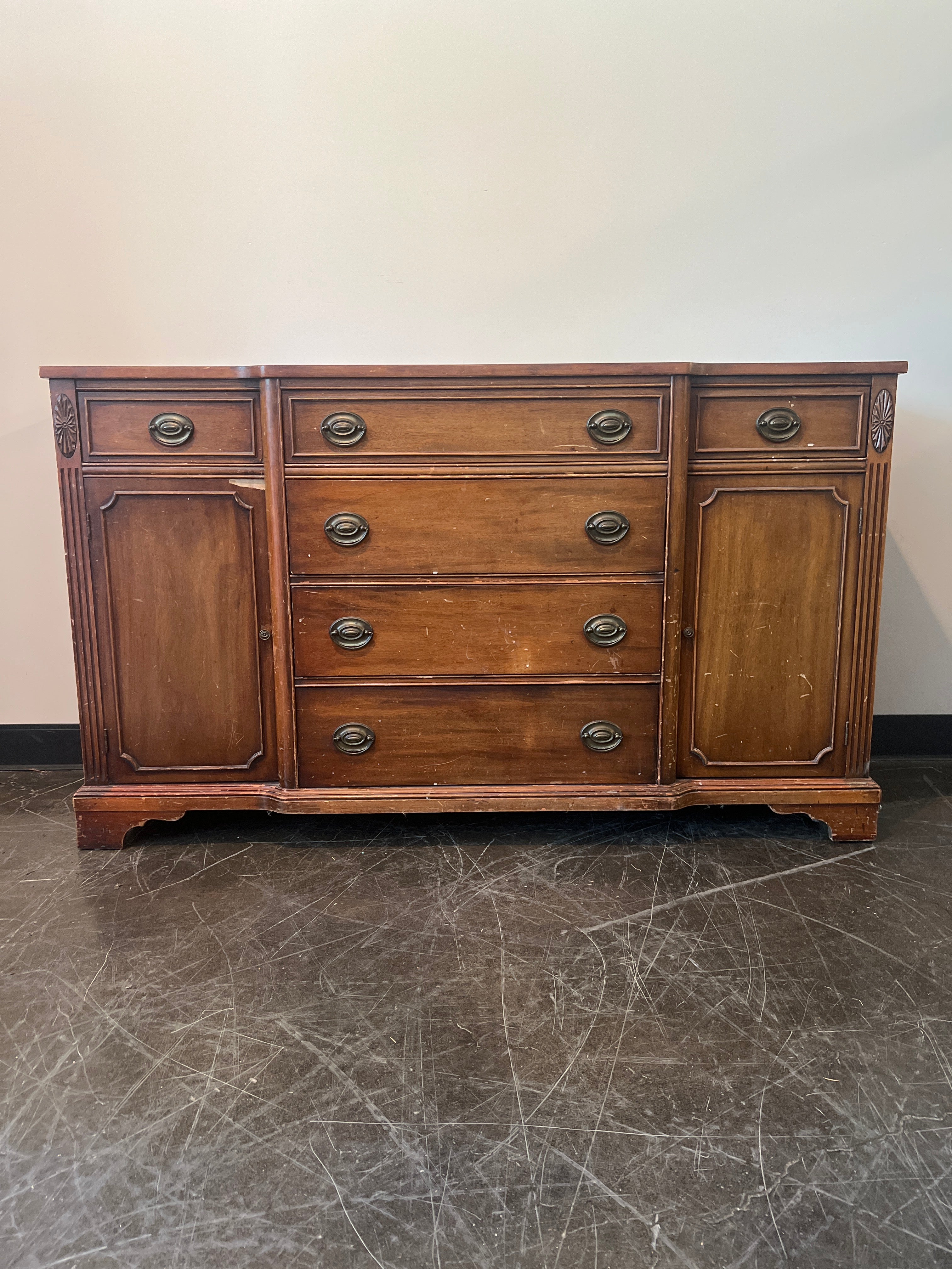 Bernhart Vintage Solid Wood Buffet / Sideboard / Dresser