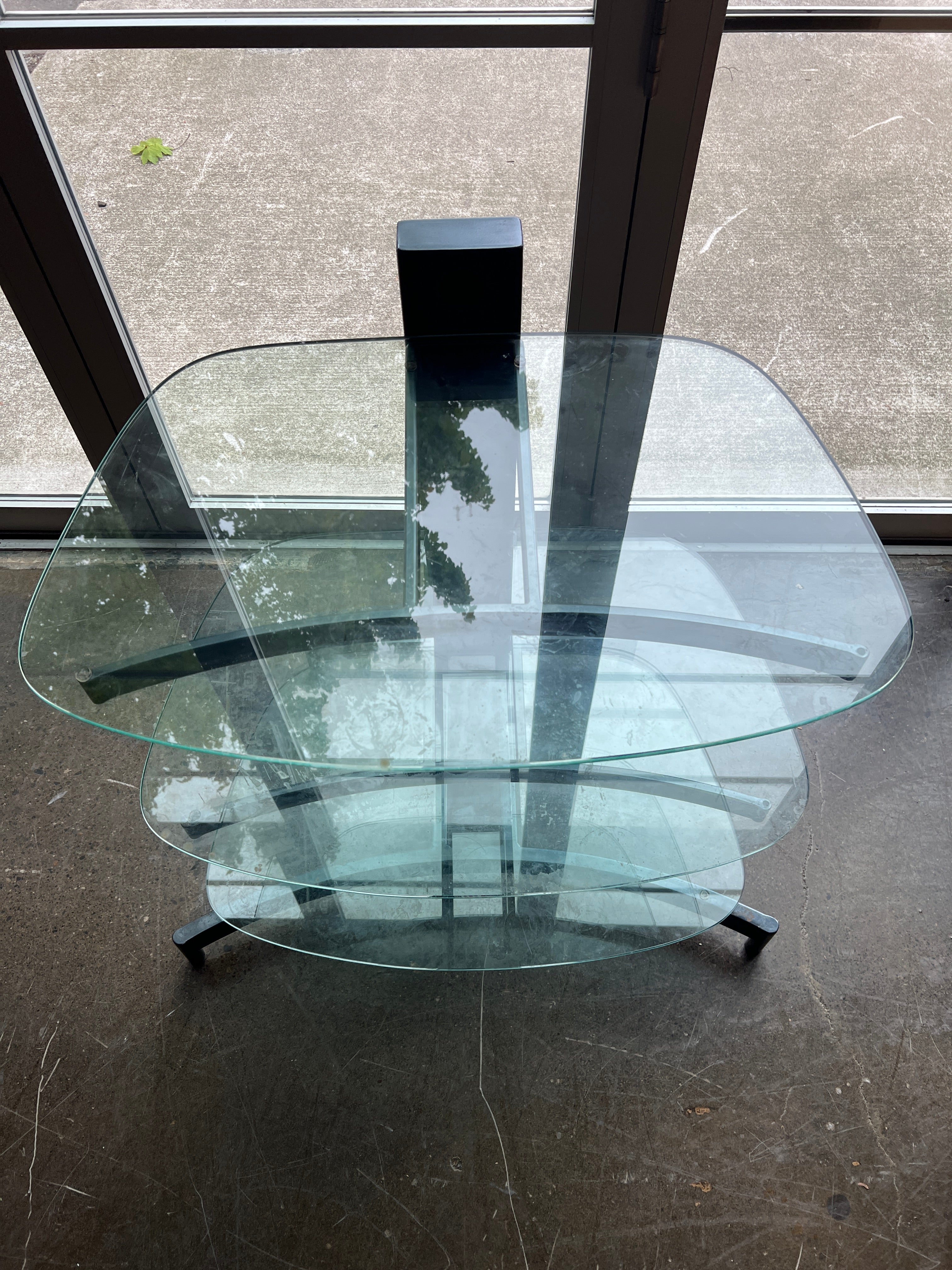 Glass TV Stand