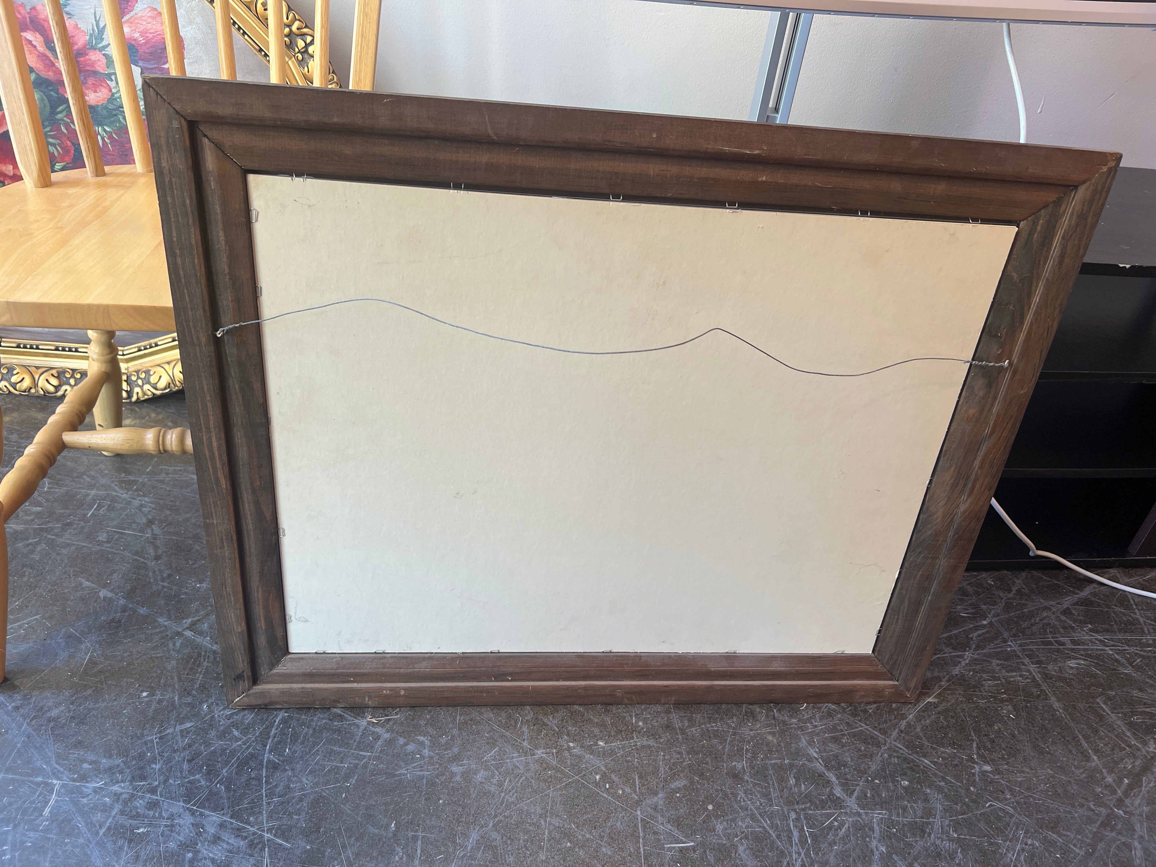 Rustic Wood Framed The Last Supper Print
