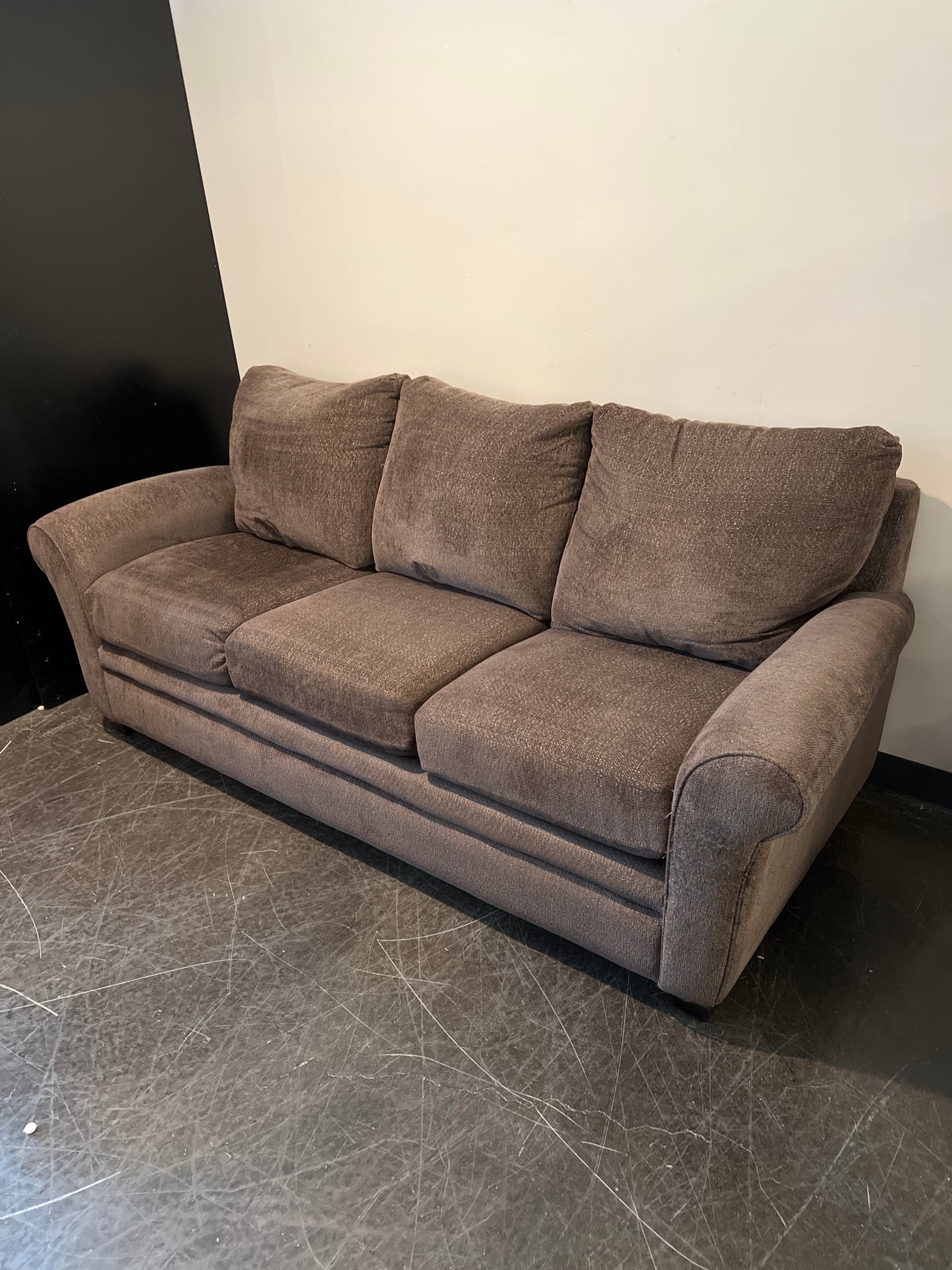 La-Z-Boy Brown Fabric 3-Seat Sofa