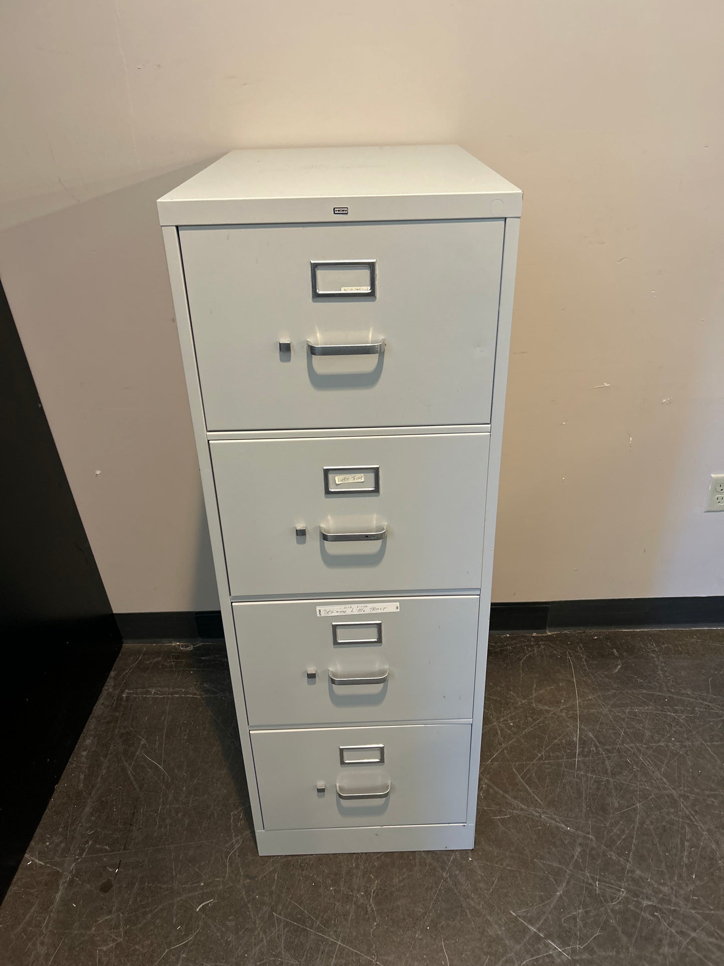 Metal Four-Drawer Filing Cabinet
