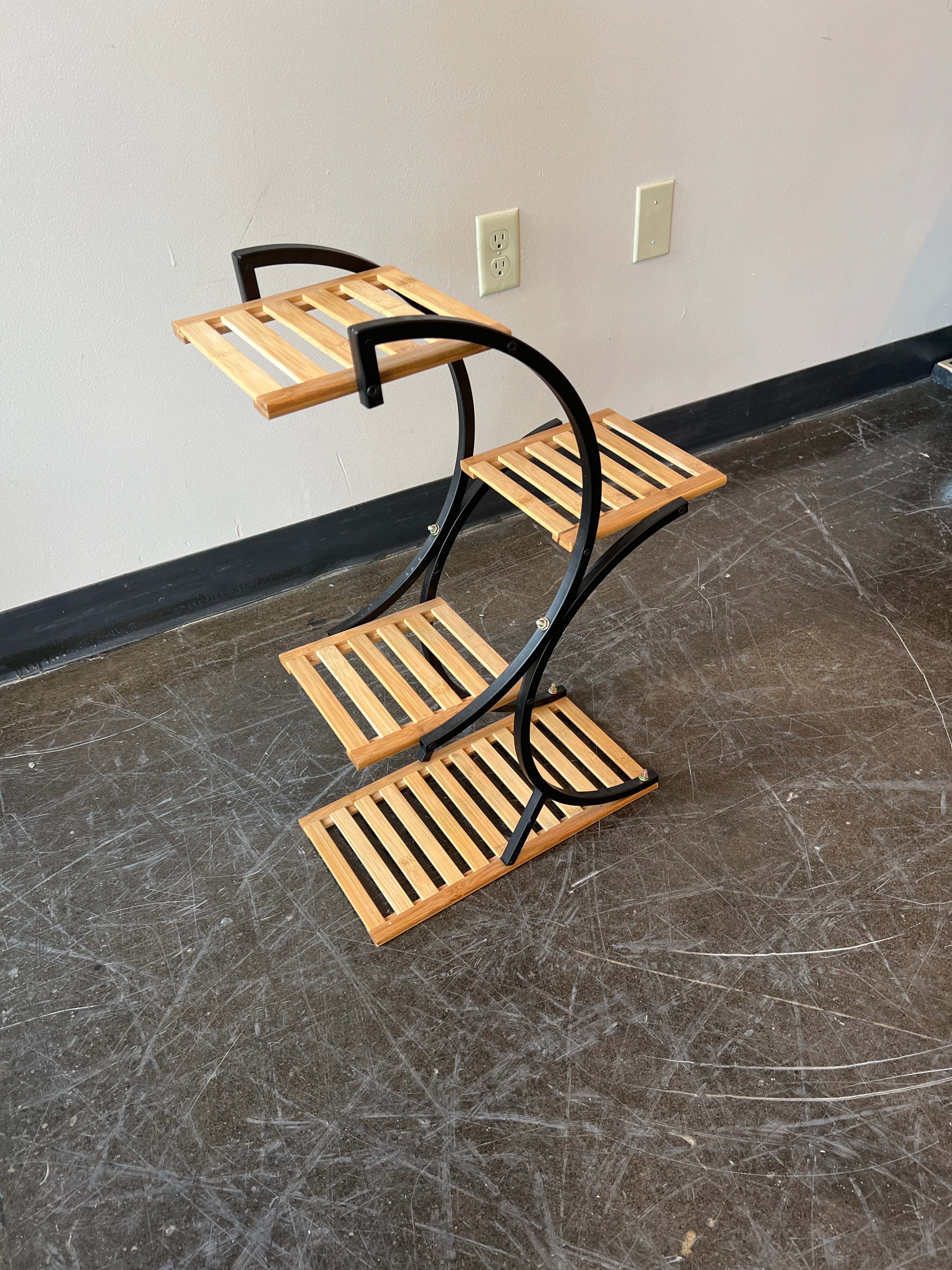 Tommy Gate Three-Tier Bamboo Shelf